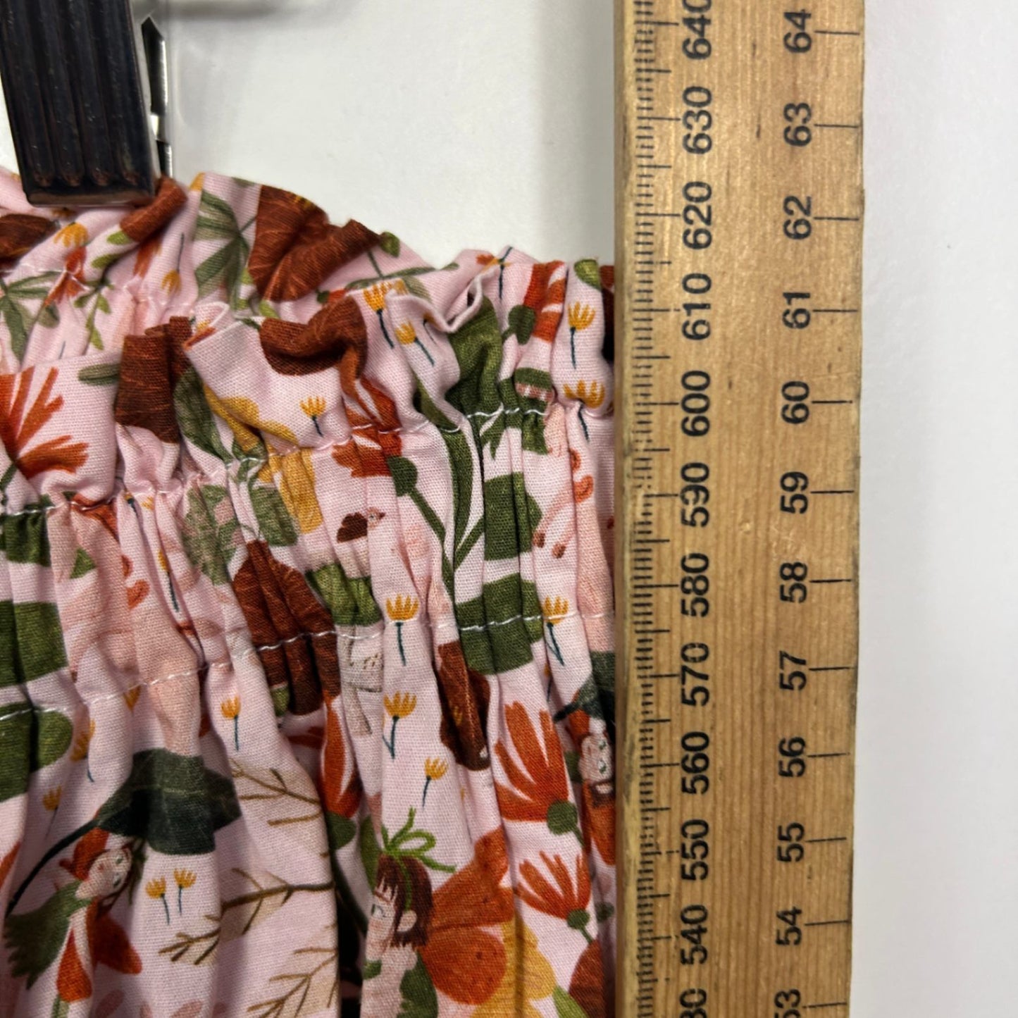 Handmade Skirt Fit 16 - 18 Elastic Waist Fairycore Rabbits Toadstool Unicorns