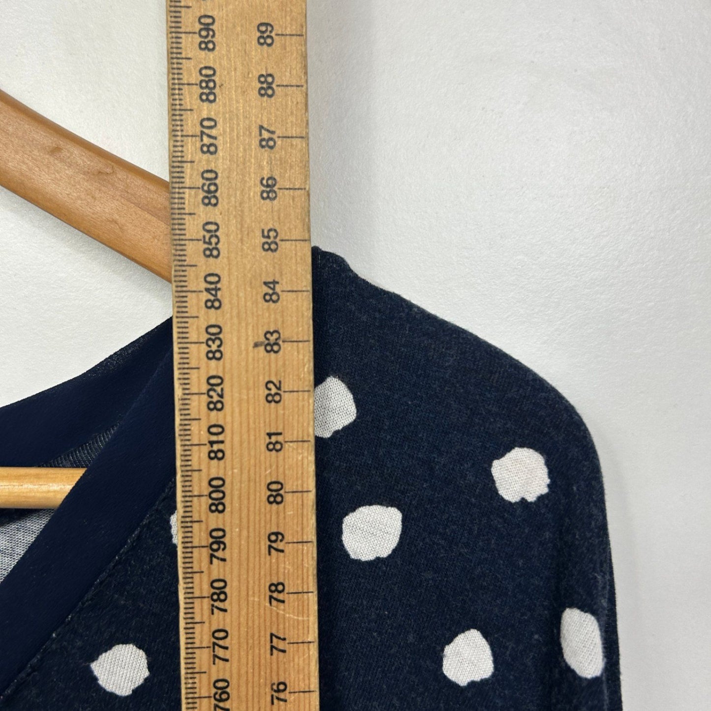 Autograph Navy Blue Viscose Short Sleeve Tunic Top Size 26