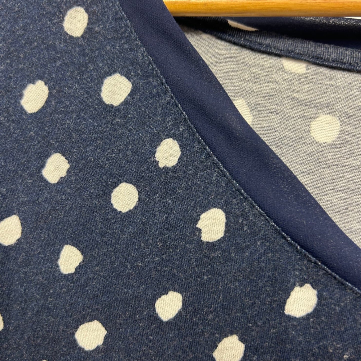 Autograph Navy Blue Viscose Short Sleeve Tunic Top Size 26