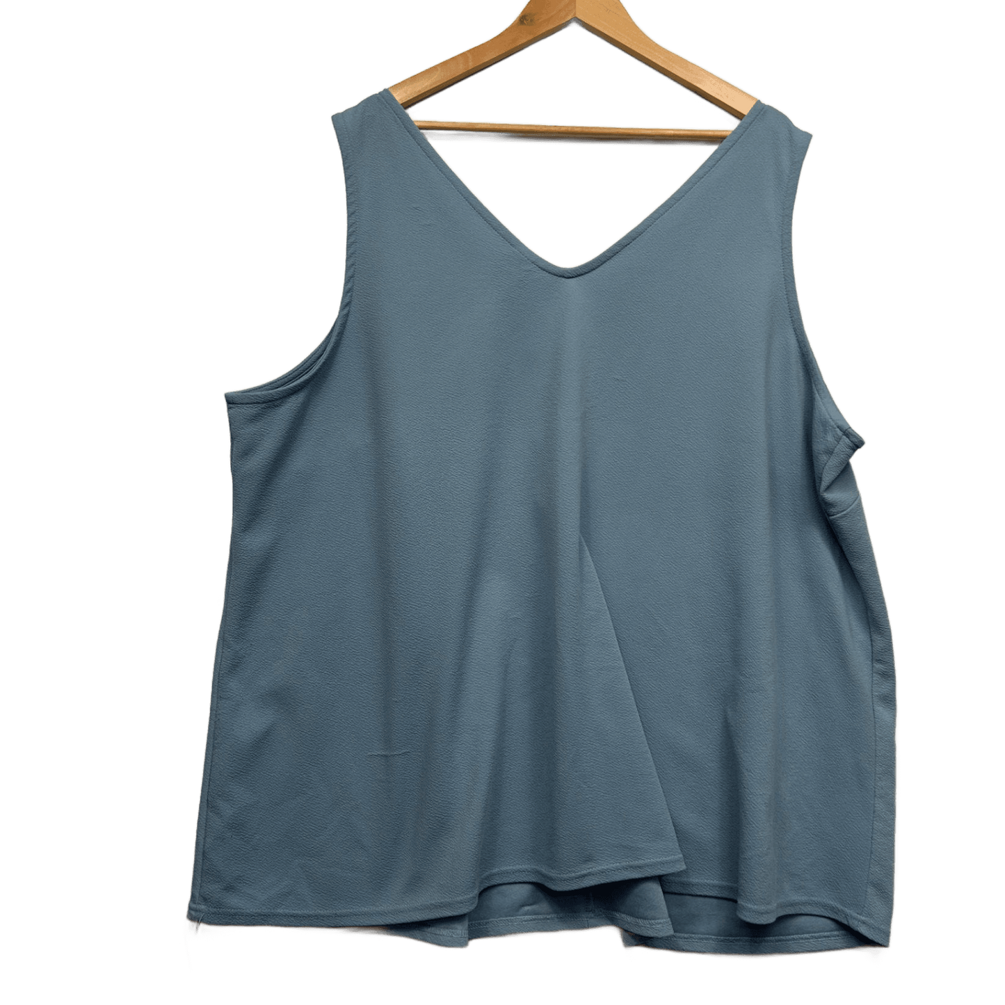 Anko Blue Sleeveless V-Neck Tank Top Blouse Size 26