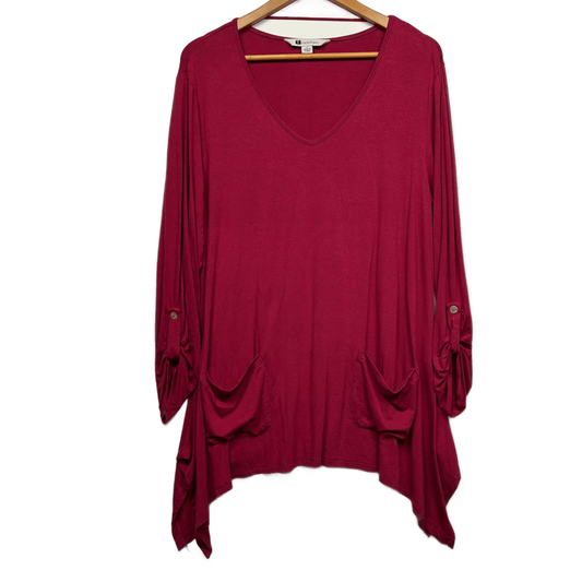 Rockmans Long Sleeve Tunic Top Size 14 Large