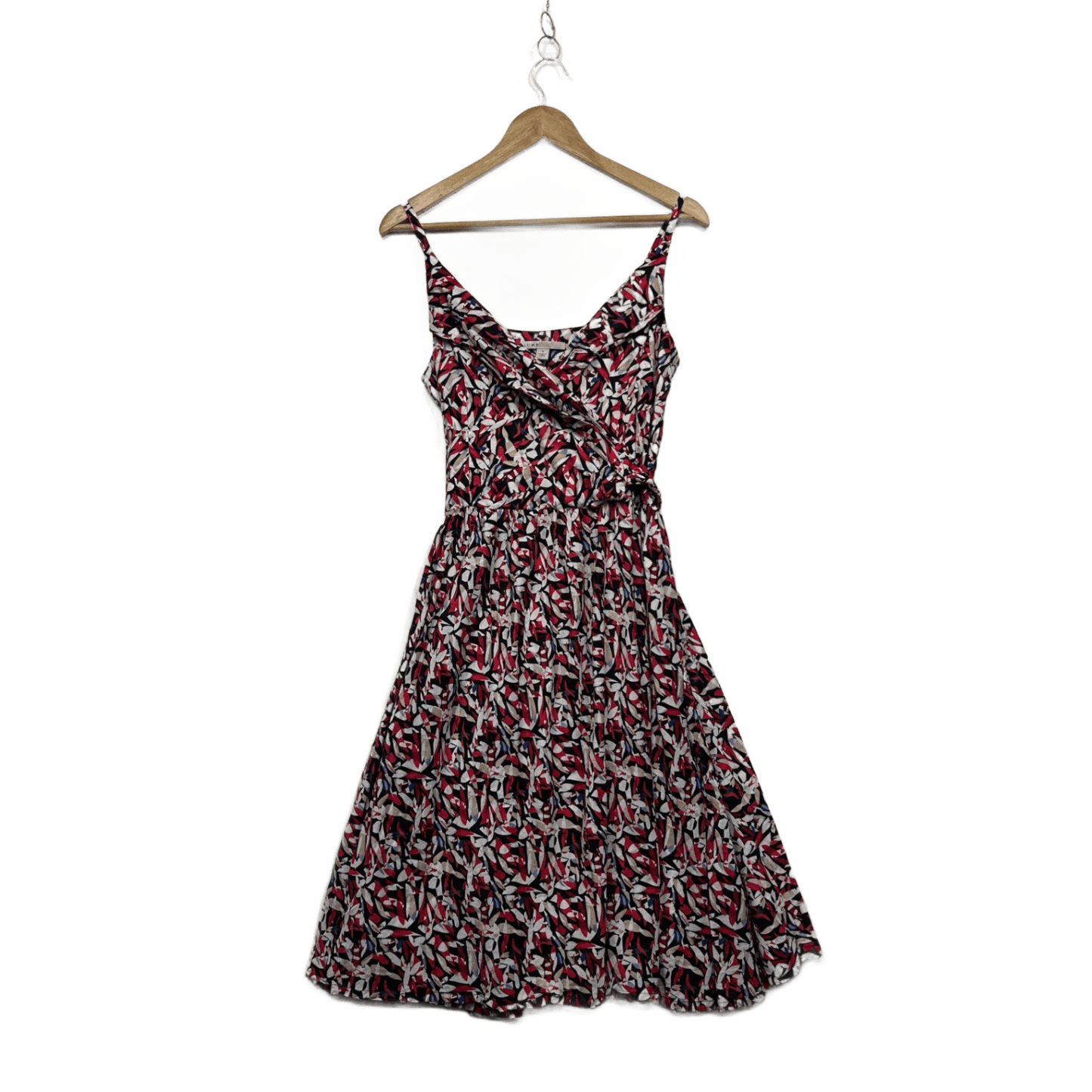 Jump Womens Multicoloured Midi Length Fit & Flare Dress Size 14