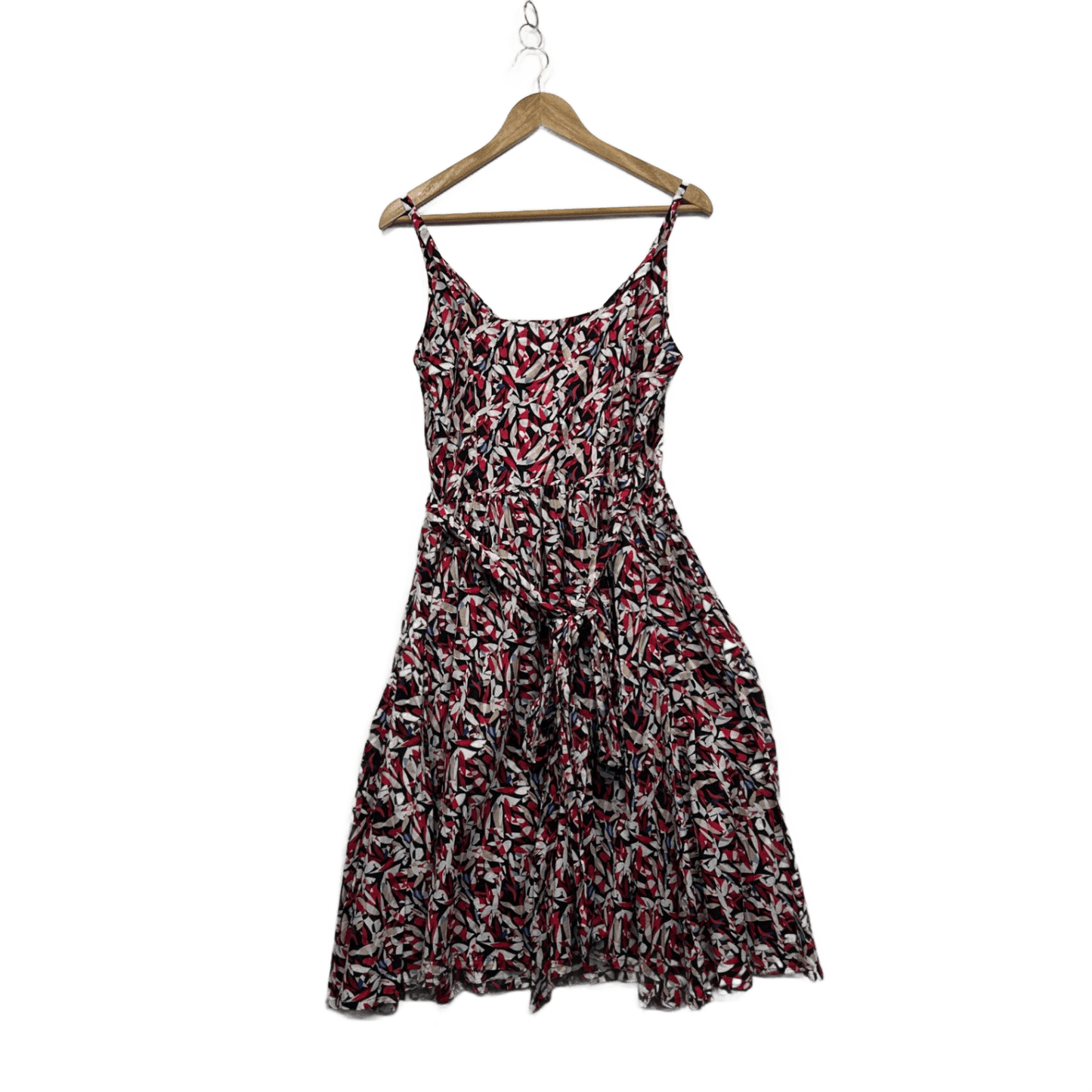 Jump Womens Multicoloured Midi Length Fit & Flare Dress Size 14