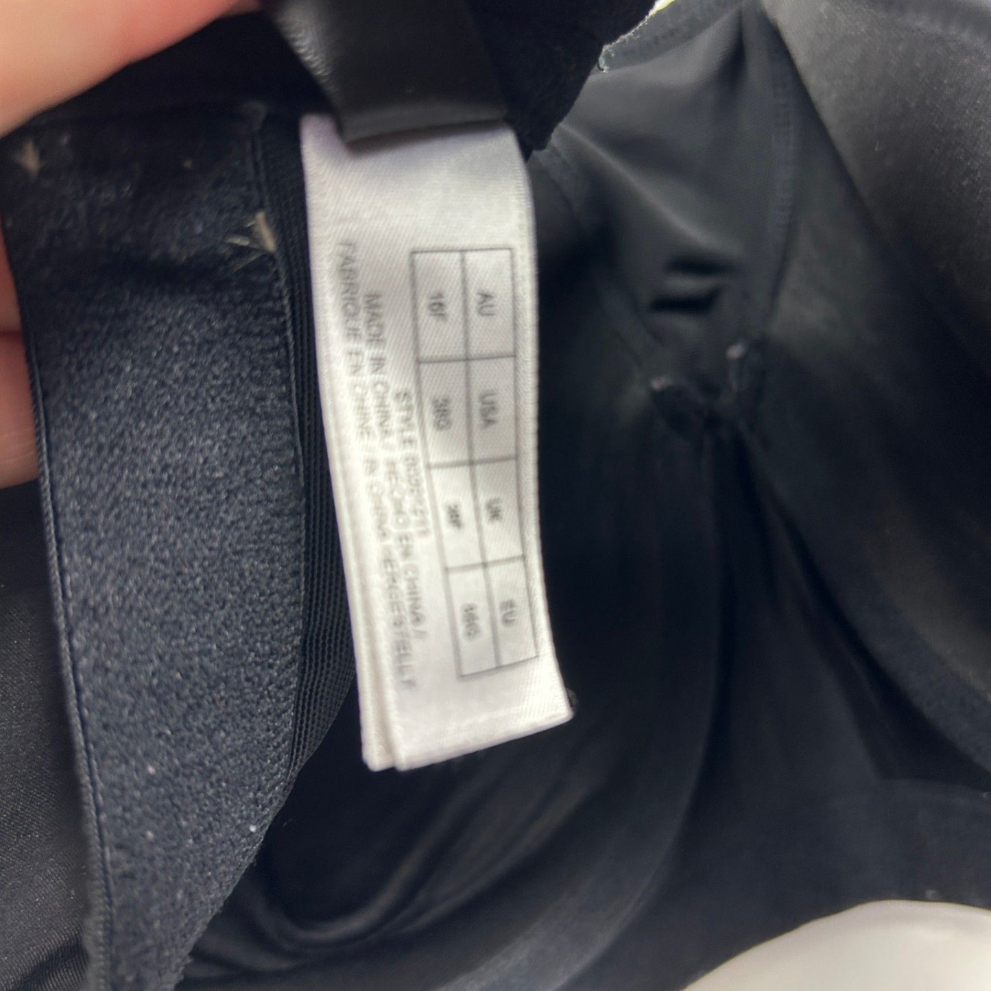 City Chic Active CCX Black Sports Bra 16F