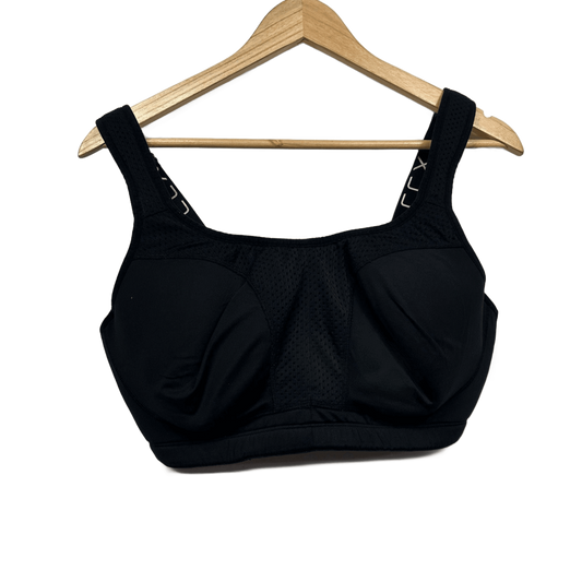 City Chic Active CCX Black Sports Bra 16F