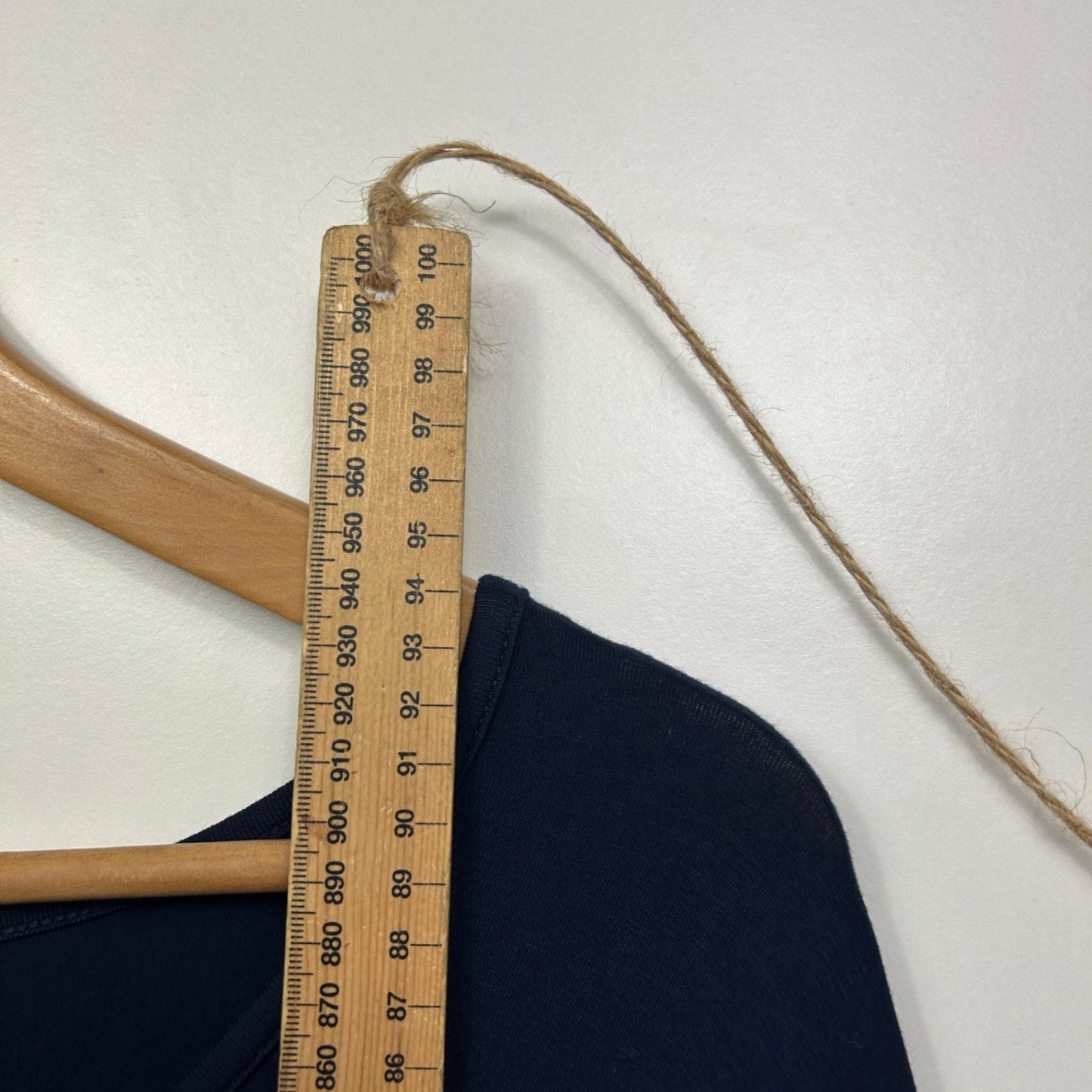 Taking Shape Navy Blue Long Sleeve Pleated Tunic Top Size 24