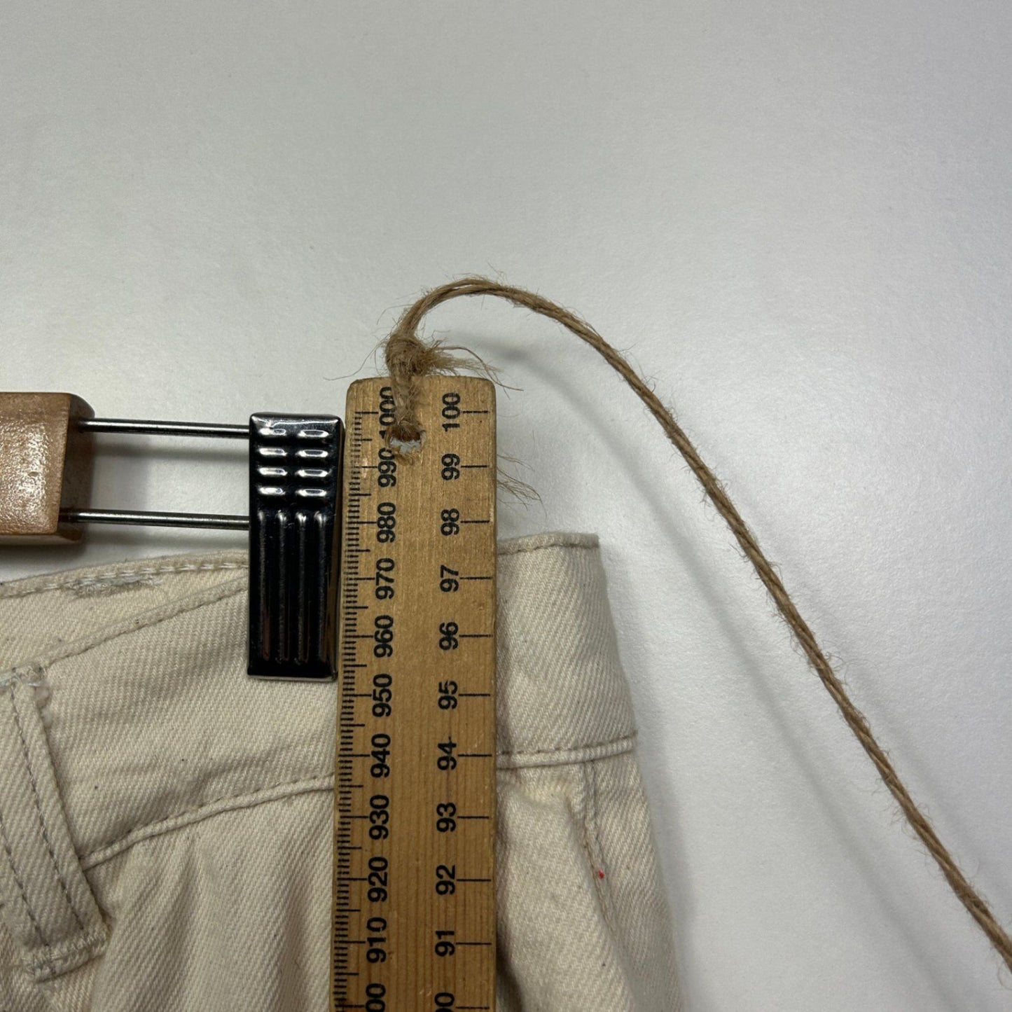 Jaase Jogger Beige Cotton Casual Pockets Elastic Waist Boho Pants Size XL