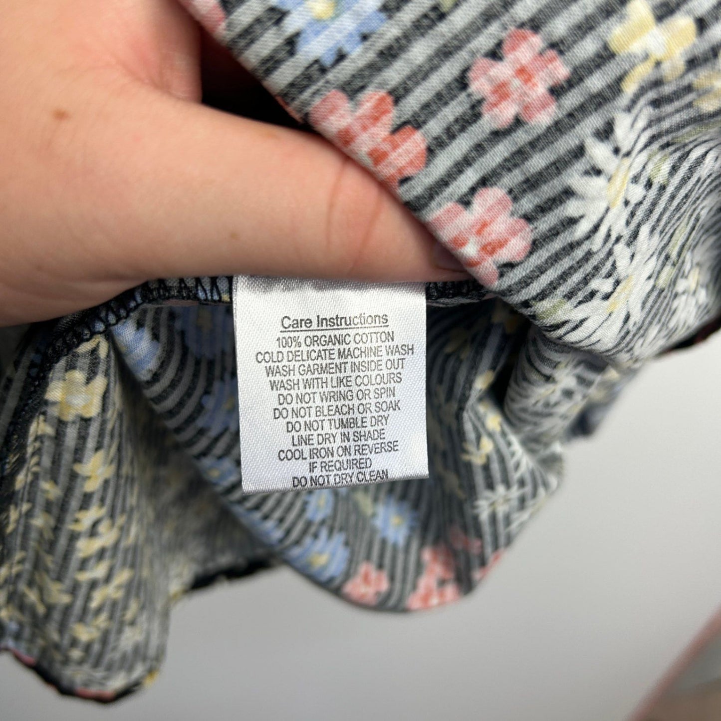 Princess Highway Multicoloured Floral 100% Organic Cotton Maxi Skirt Size 12