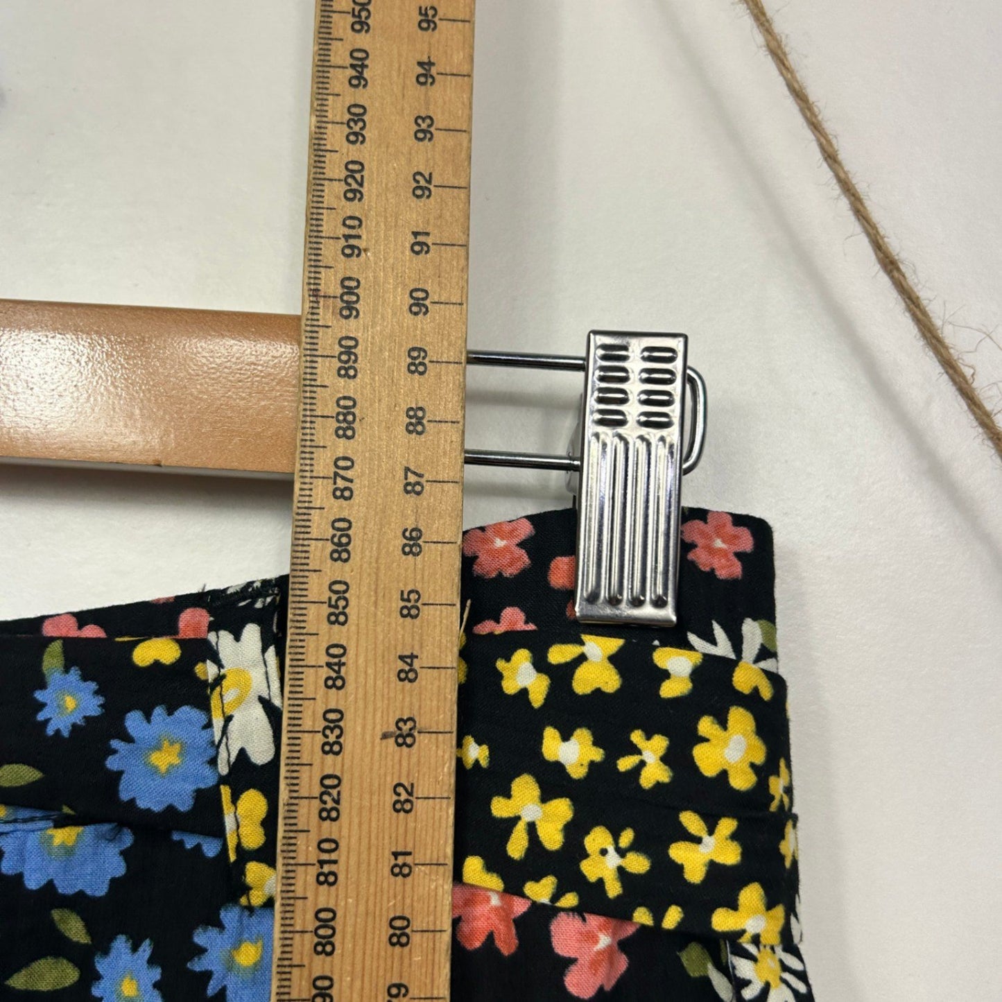 Princess Highway Multicoloured Floral 100% Organic Cotton Maxi Skirt Size 12