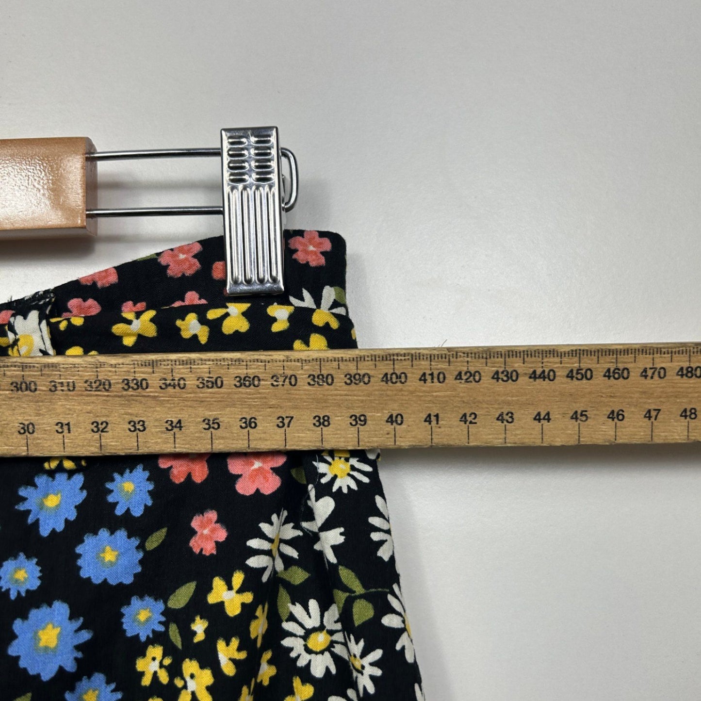 Princess Highway Multicoloured Floral 100% Organic Cotton Maxi Skirt Size 12