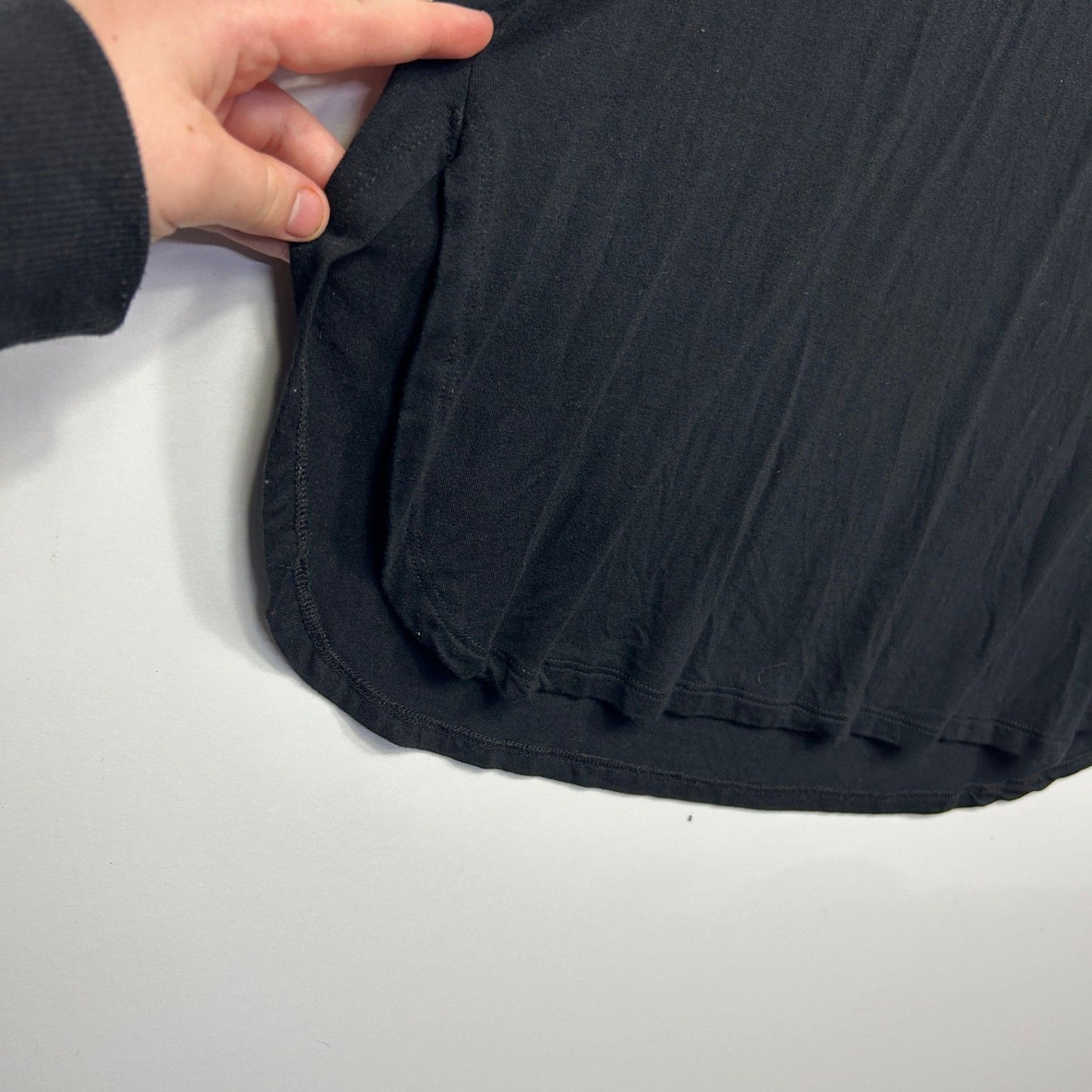 Anko  Black Short Sleeve Round Neck Tunic T-Shirt Size 14