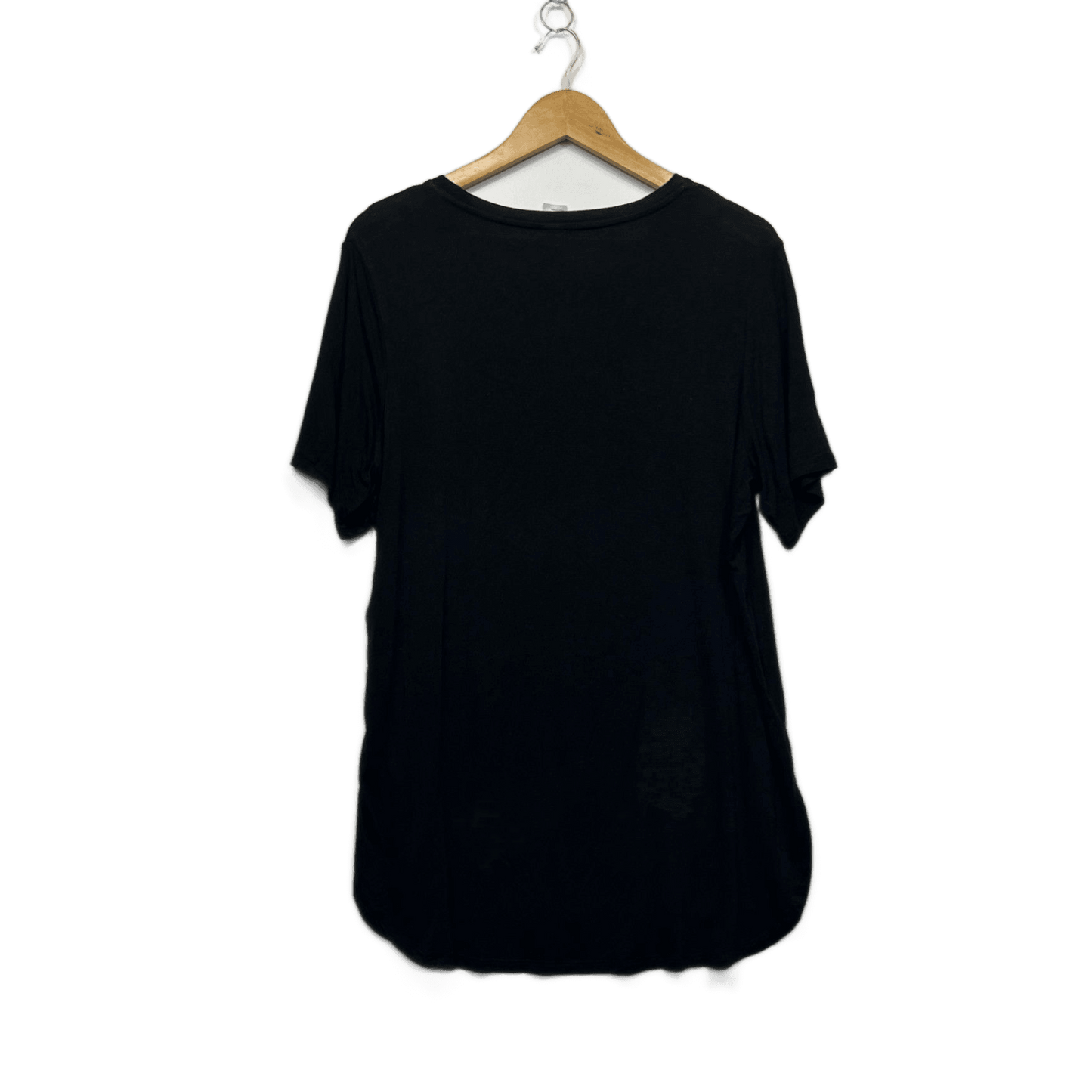 Anko  Black Short Sleeve Round Neck Tunic T-Shirt Size 14