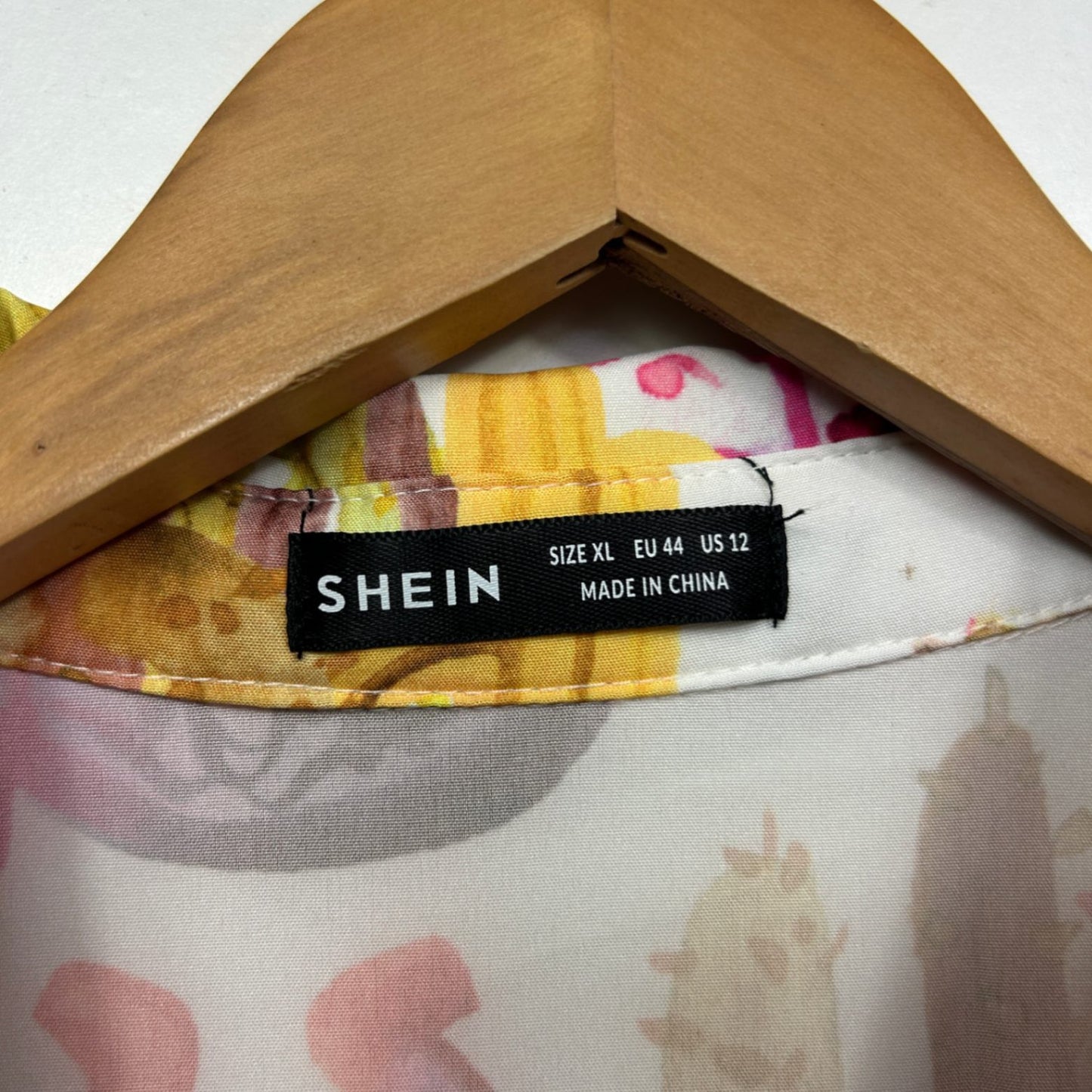 SHEIN Womens Multicoloured Western Cowboy Cactus Country Top Size XL