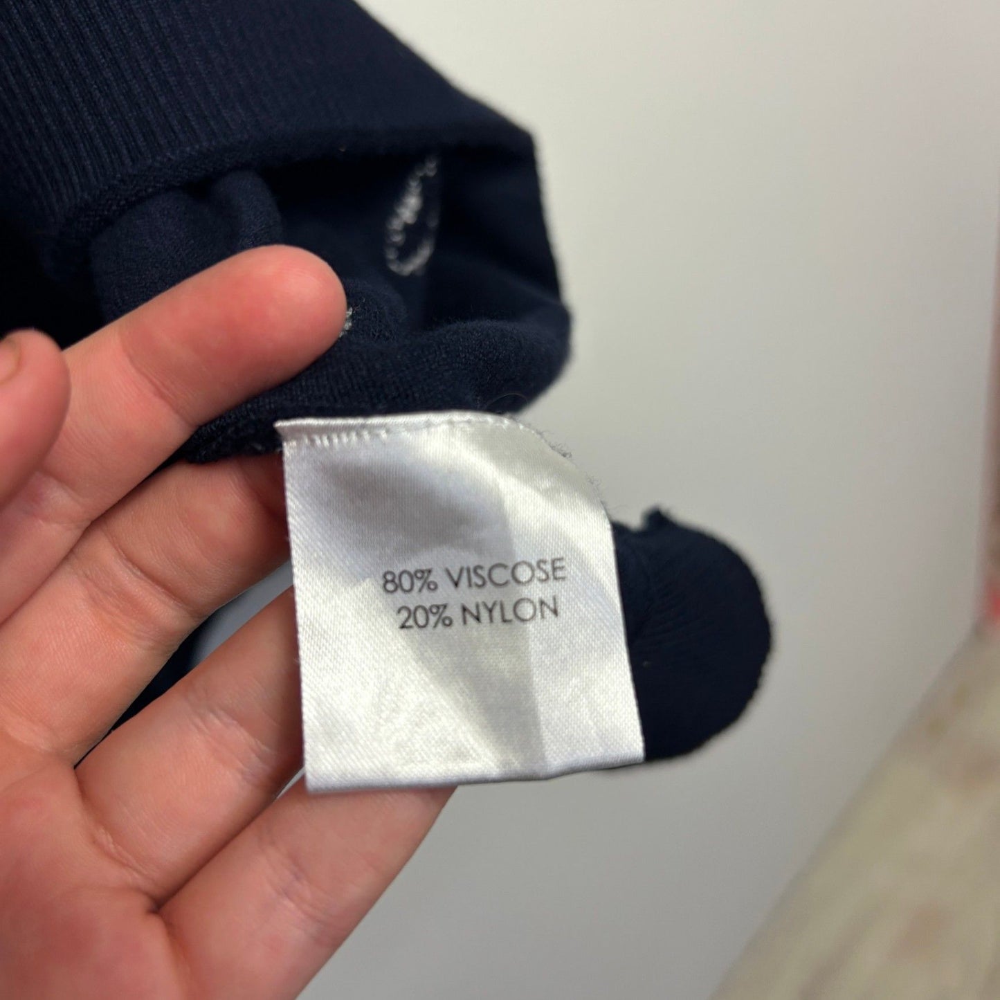 Autograph Womens Navy Blue Hearts Pullover Jumper Knit Size 20 Large Plus