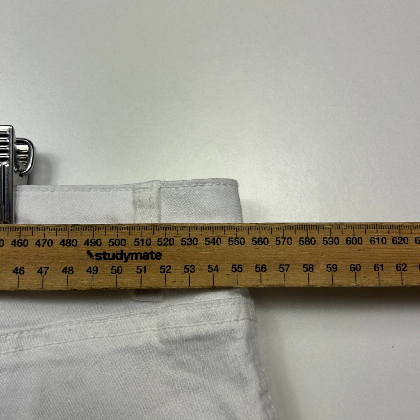 New Suzanne Grae Denim White Cropped Jeans Pants Size 22