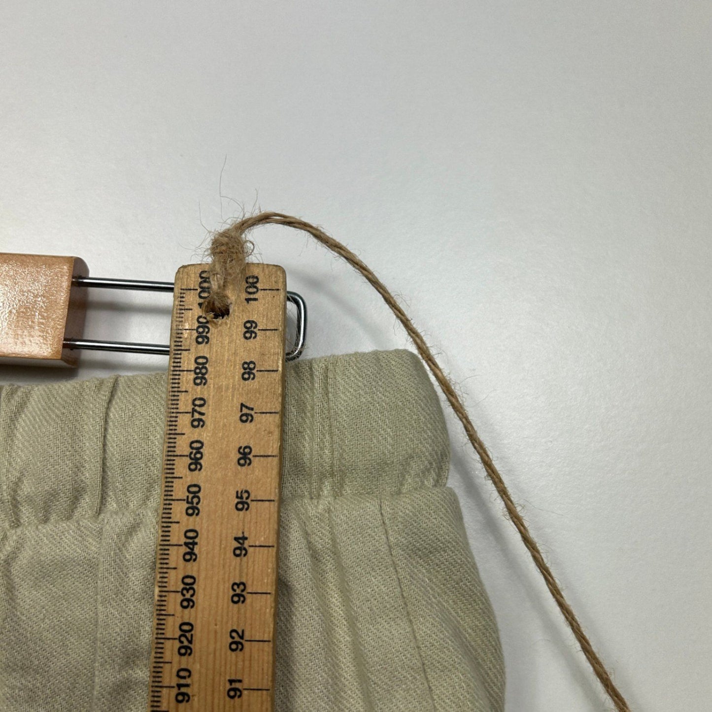 Ariko Womens Beige Drawstring Waist Pockets Casual Pants Size 12