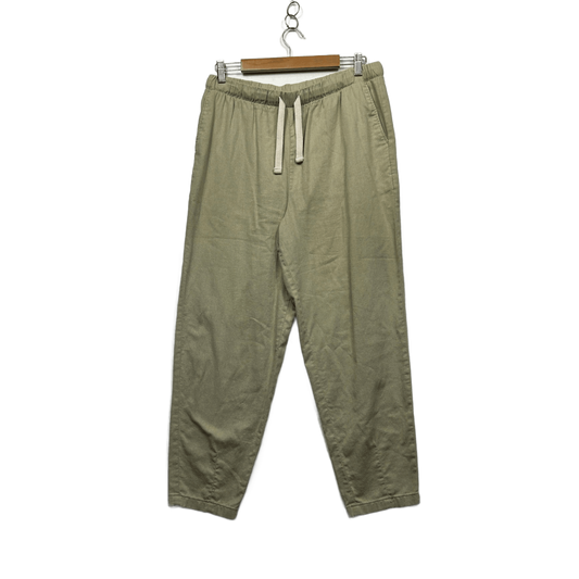 Ariko Womens Beige Drawstring Waist Pockets Casual Pants Size 12