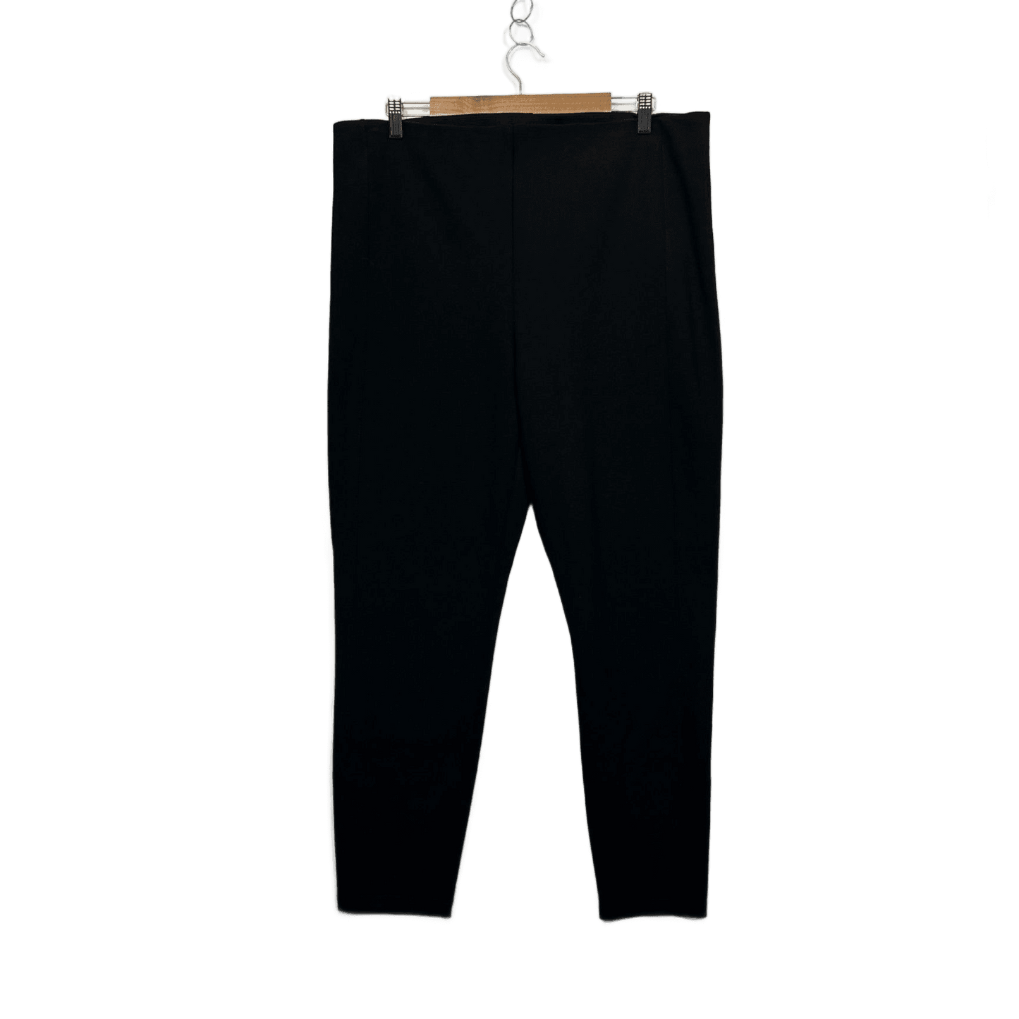 New Witchery Black Hi Rise Leggings Pull-On Pants Slim Stretch Size 2XL