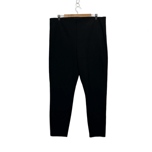 New Witchery Black Hi Rise Leggings Pull-On Pants Slim Stretch Size 2XL