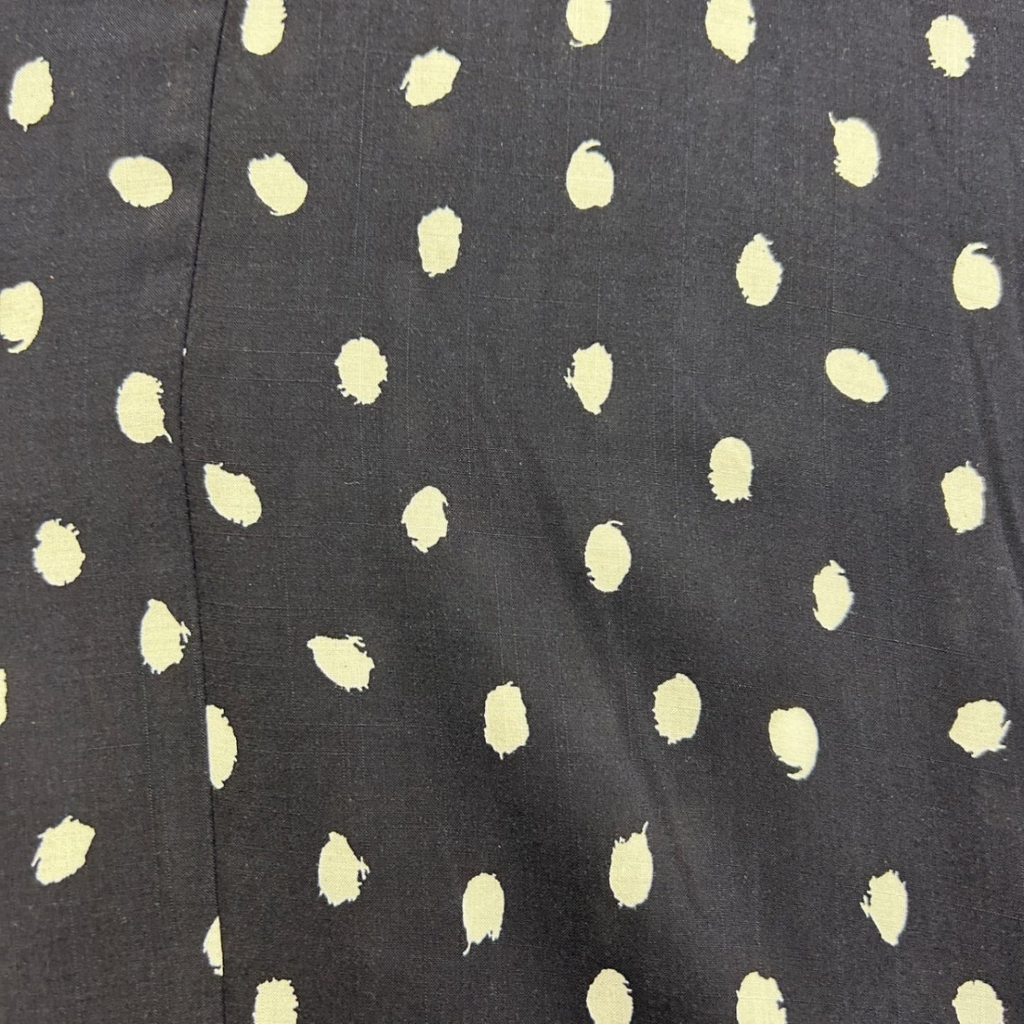 Virtuelle Wide Leg Polka Dot Culottes Navy White Cropped Pants Size 24