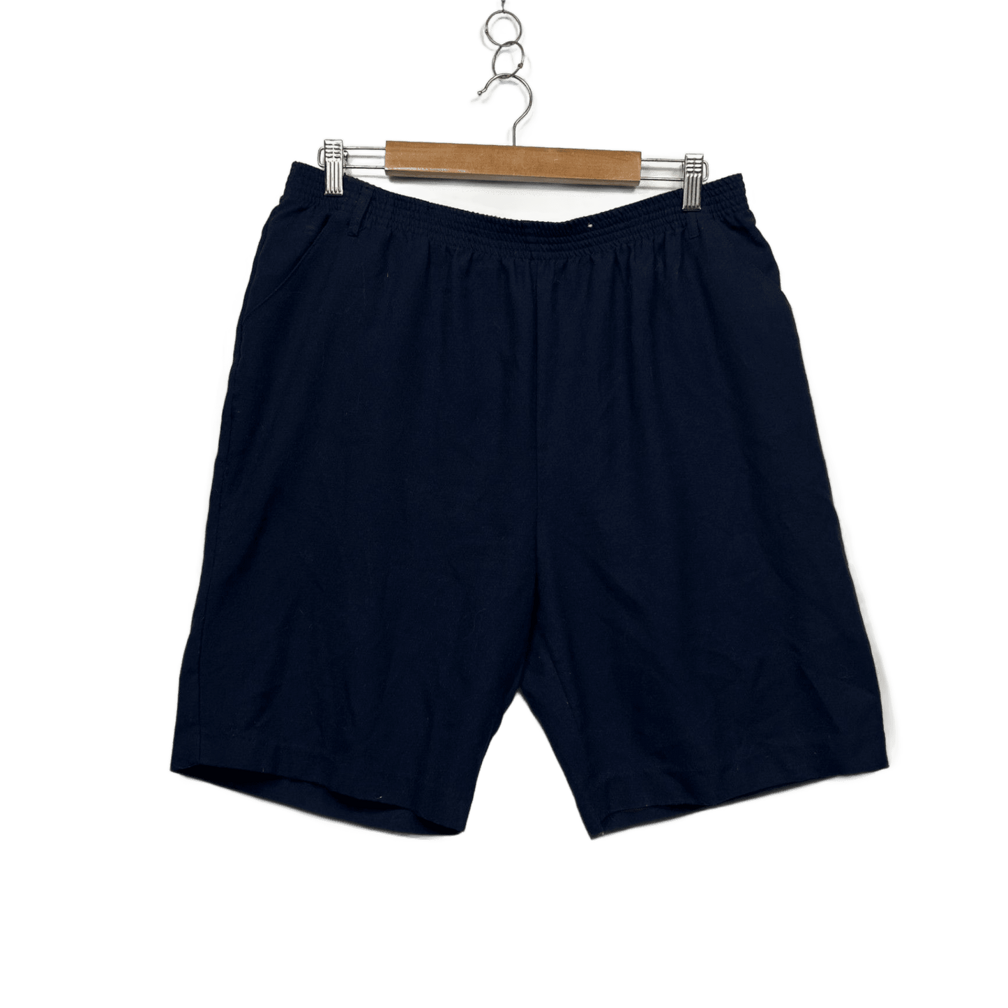 Millers Navy Blue Elastic Waist Pockets Casual Shorts Size 16