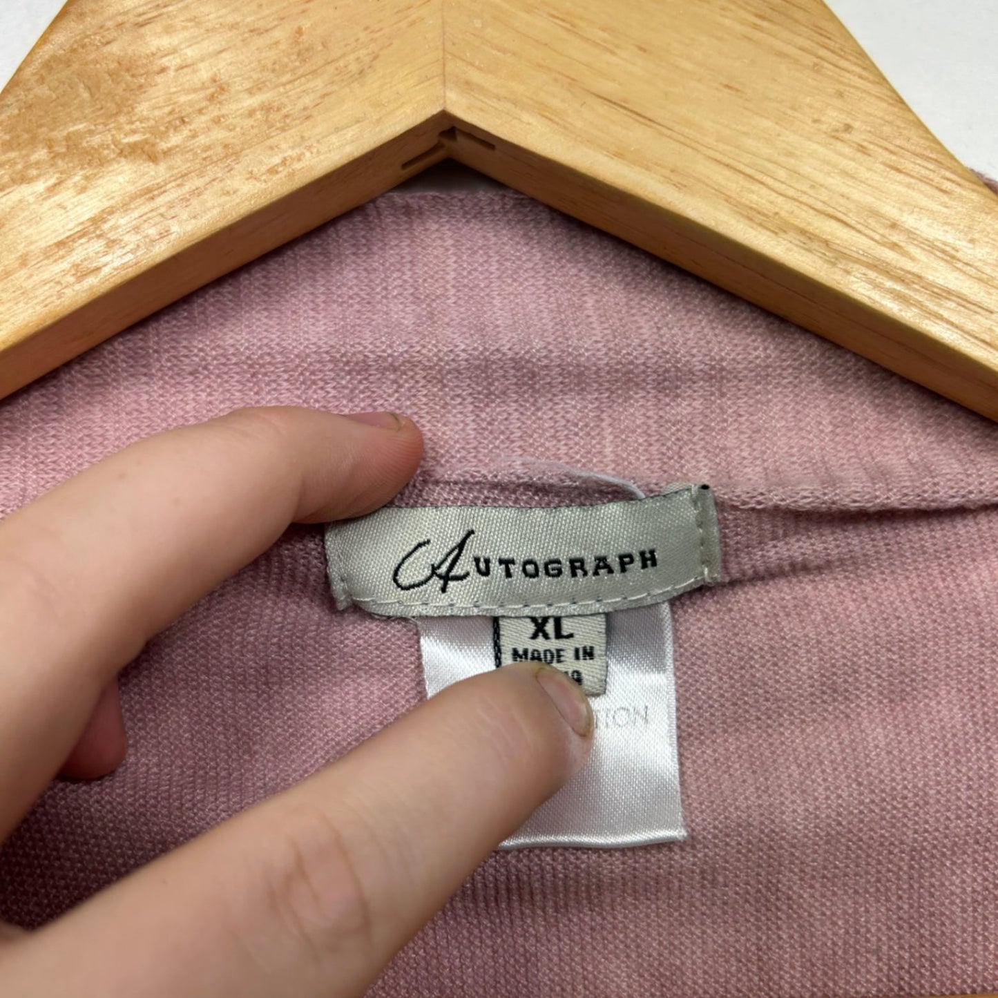 Autograph Pink Open Front Waterfall Cardigan Size 22 Plus XL