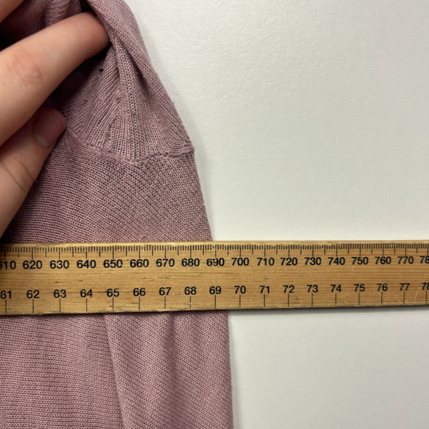 Autograph Pink Open Front Waterfall Cardigan Size 22 Plus XL