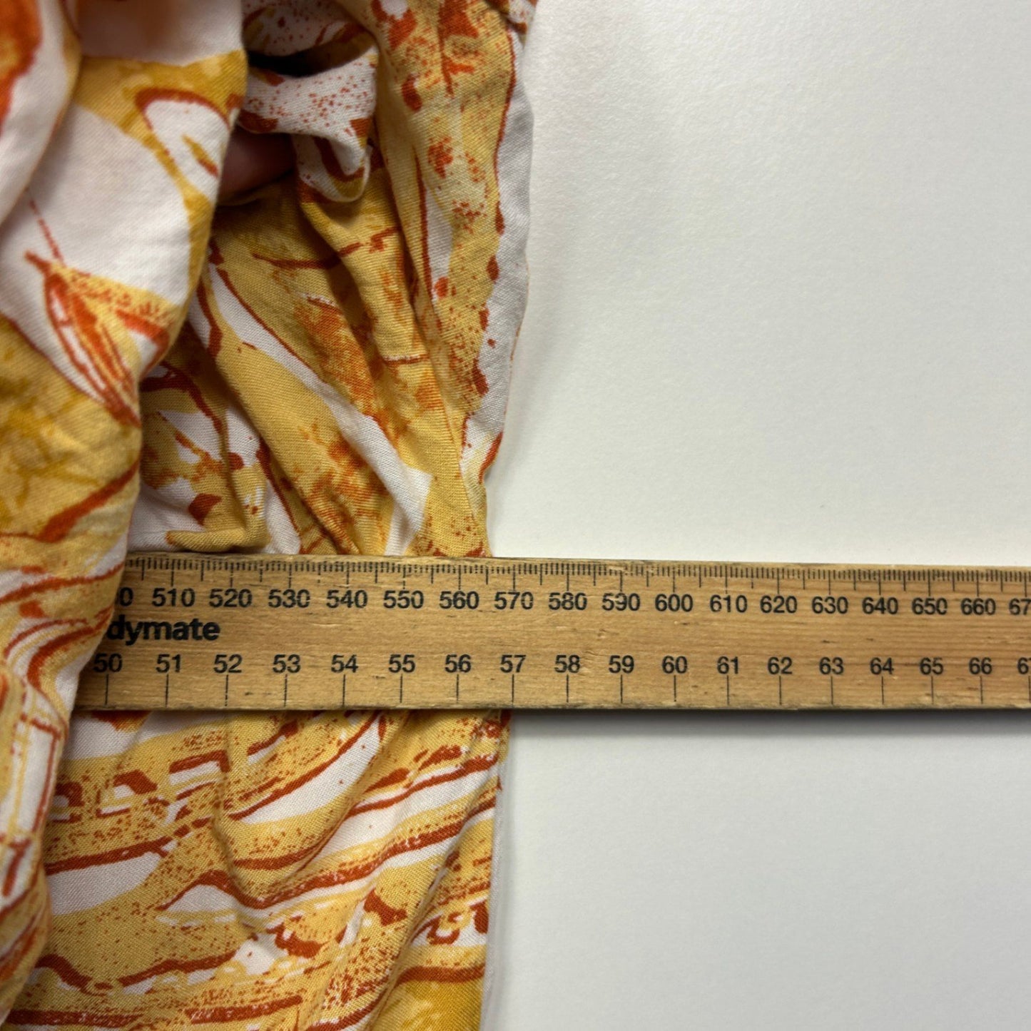 Katies Mustard Billow Long Sleeve Viscose Button Up Top Blouse Size 16