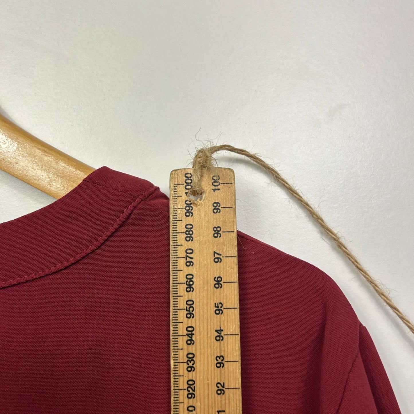 YOINS Burgundy 3/4 Knee Tunic Top or Dress Size 18