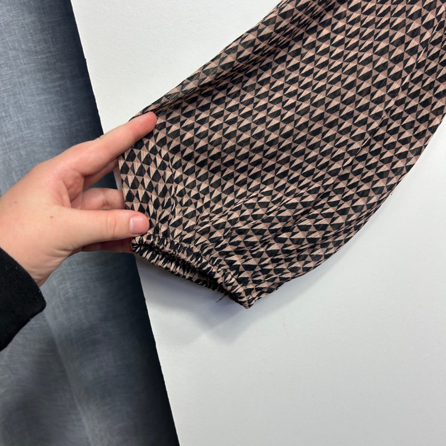 Forever New Women's Black Brown Classic Blouse Top Size 14