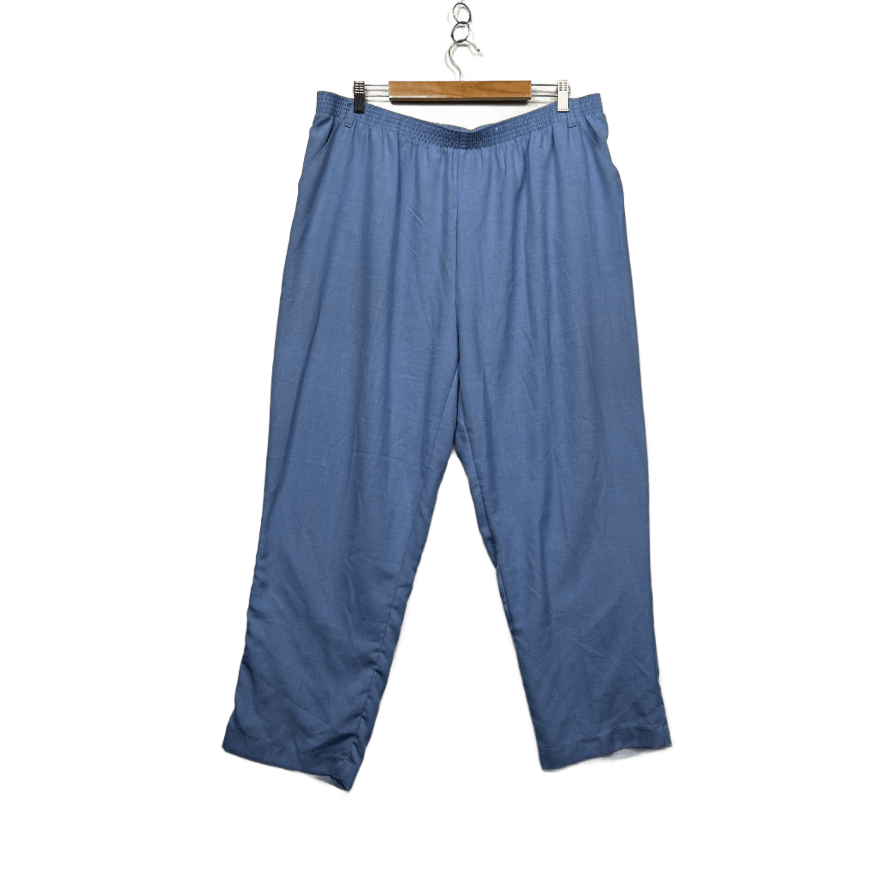 Millers Woman Blue Pockets Pull On Pants Trousers Size 20