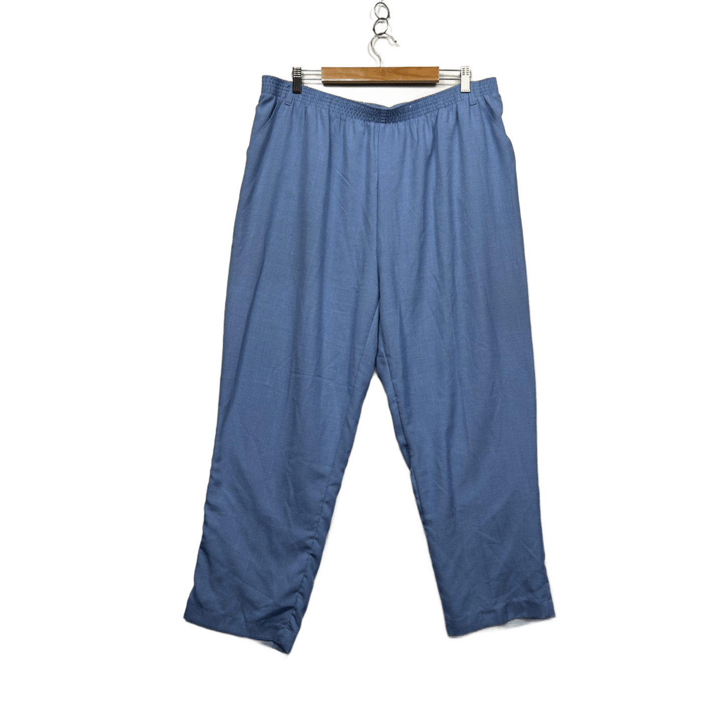 Millers Woman Blue Pockets Pull On Pants Trousers Size 20