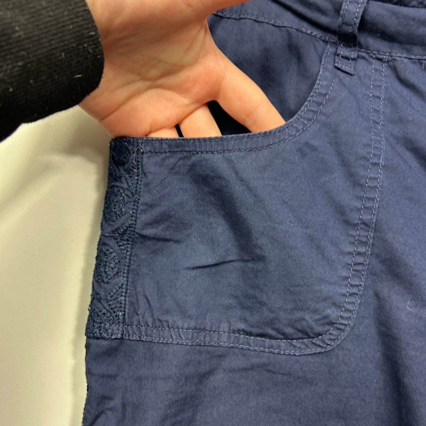 Millers Navy Blue Pockets Casual Shorts Size 16