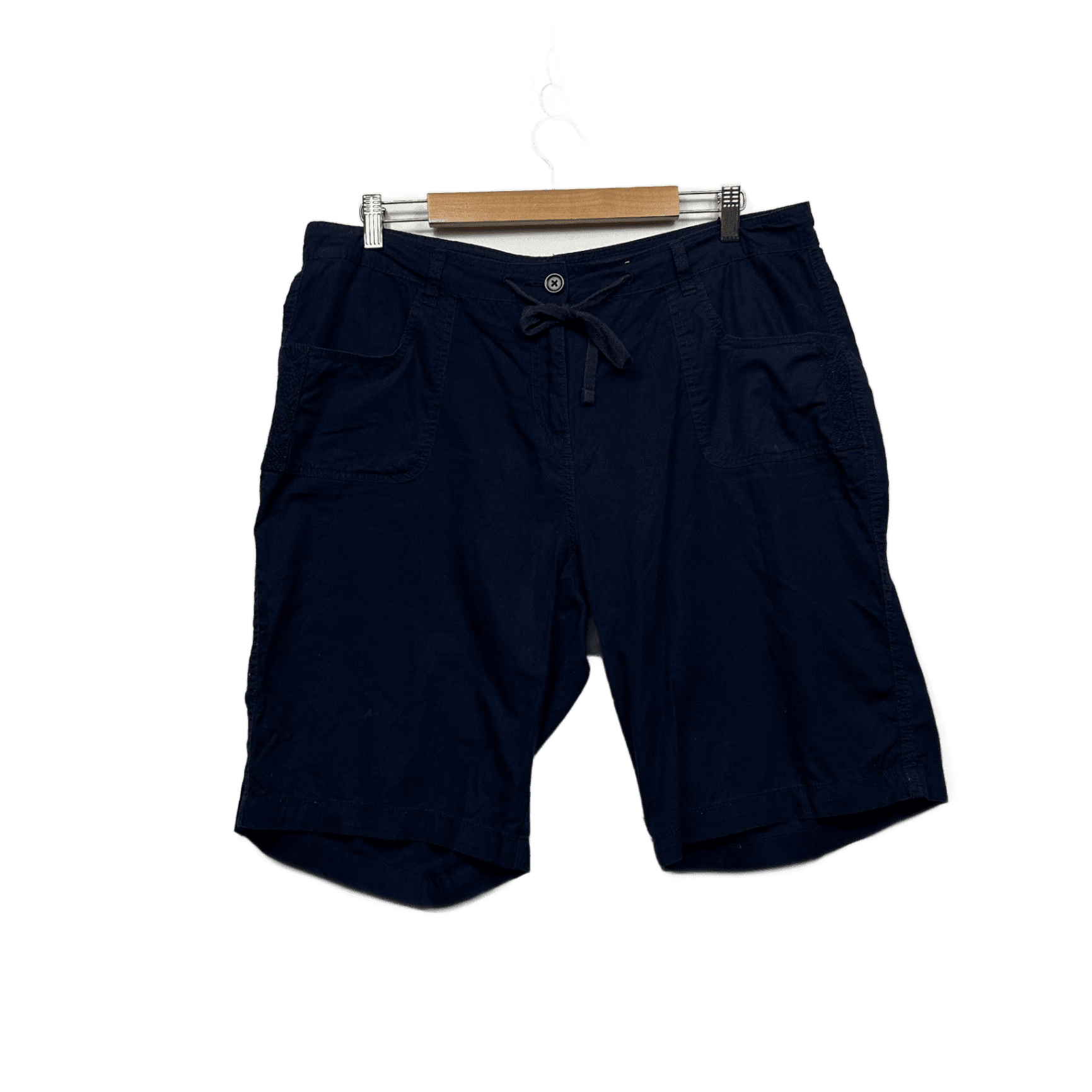 Millers Navy Blue Pockets Casual Shorts Size 16