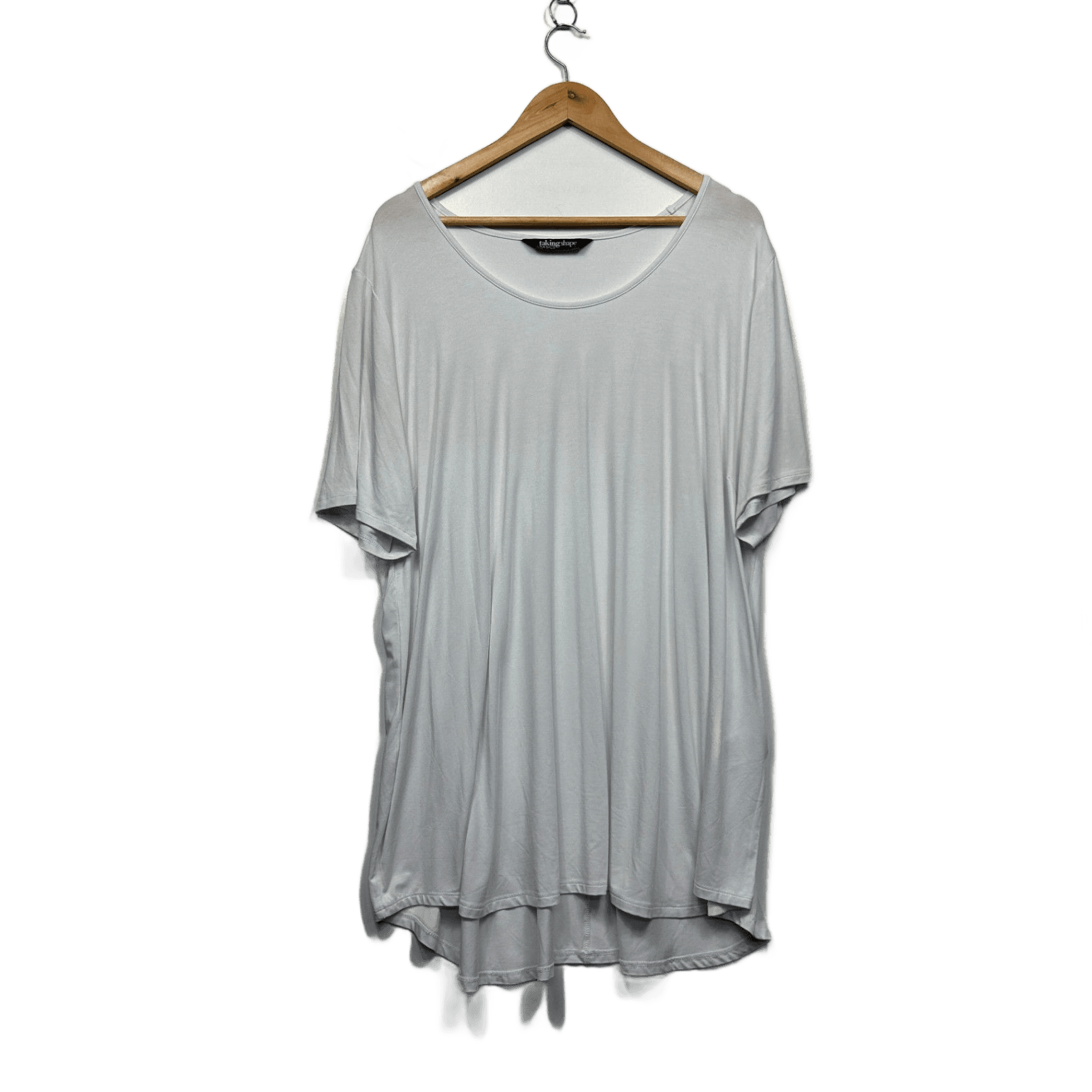 Taking Shape White Basic Tunic Top Size 20 Plus