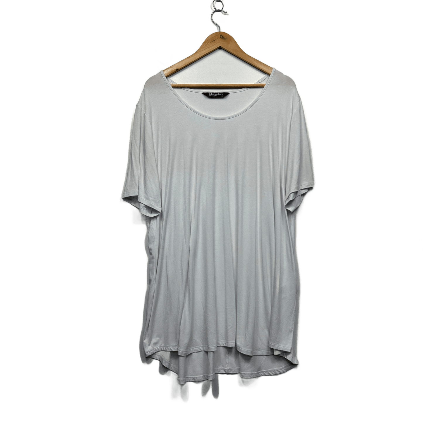 Taking Shape White Basic Tunic Top Size 20 Plus