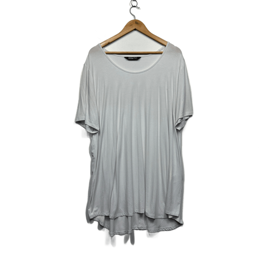 Taking Shape White Basic Tunic Top Size 20 Plus