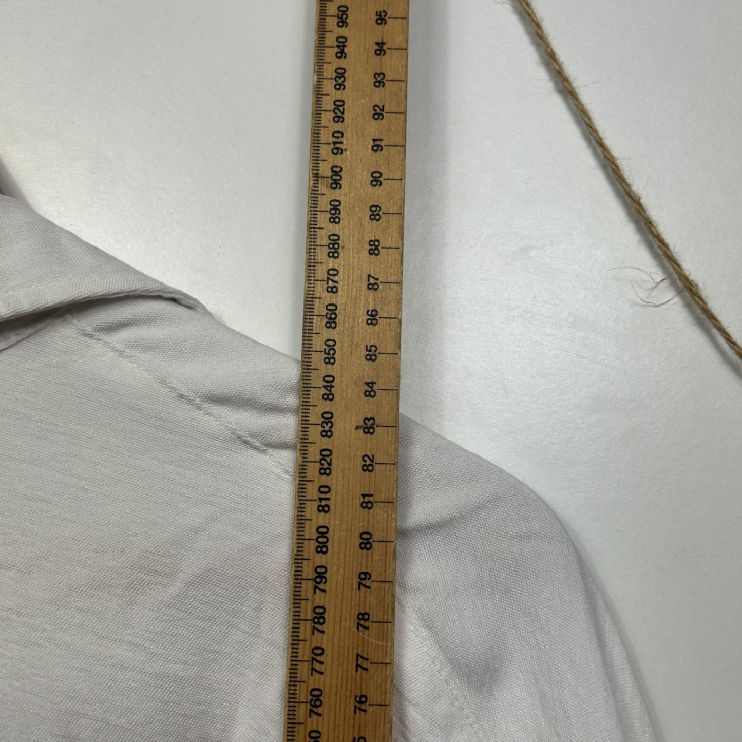 Joseph Ribkoff White 3/4 Sleeve Open Jacket Top Blouse Size 16