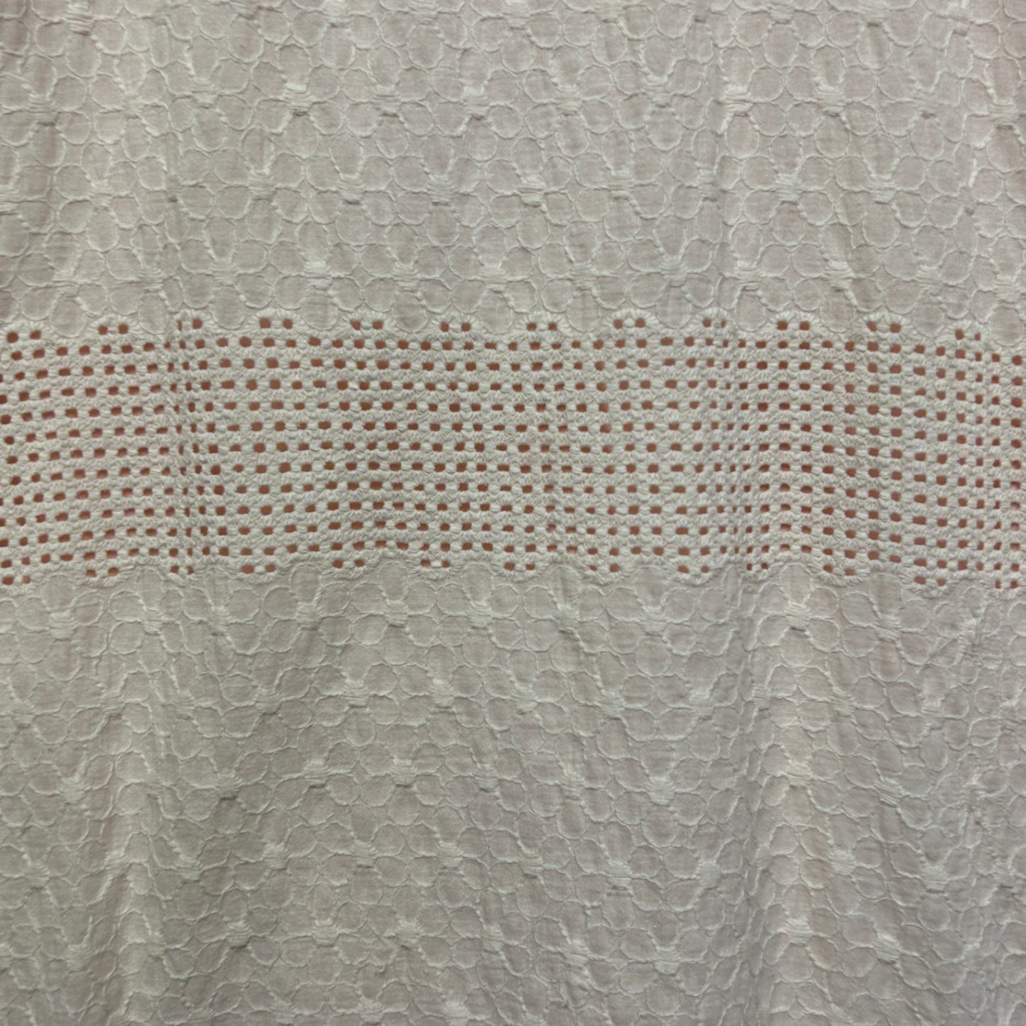 Boo Radley Pink Short Sleeve Embroidered Crochet Blouse Size 20