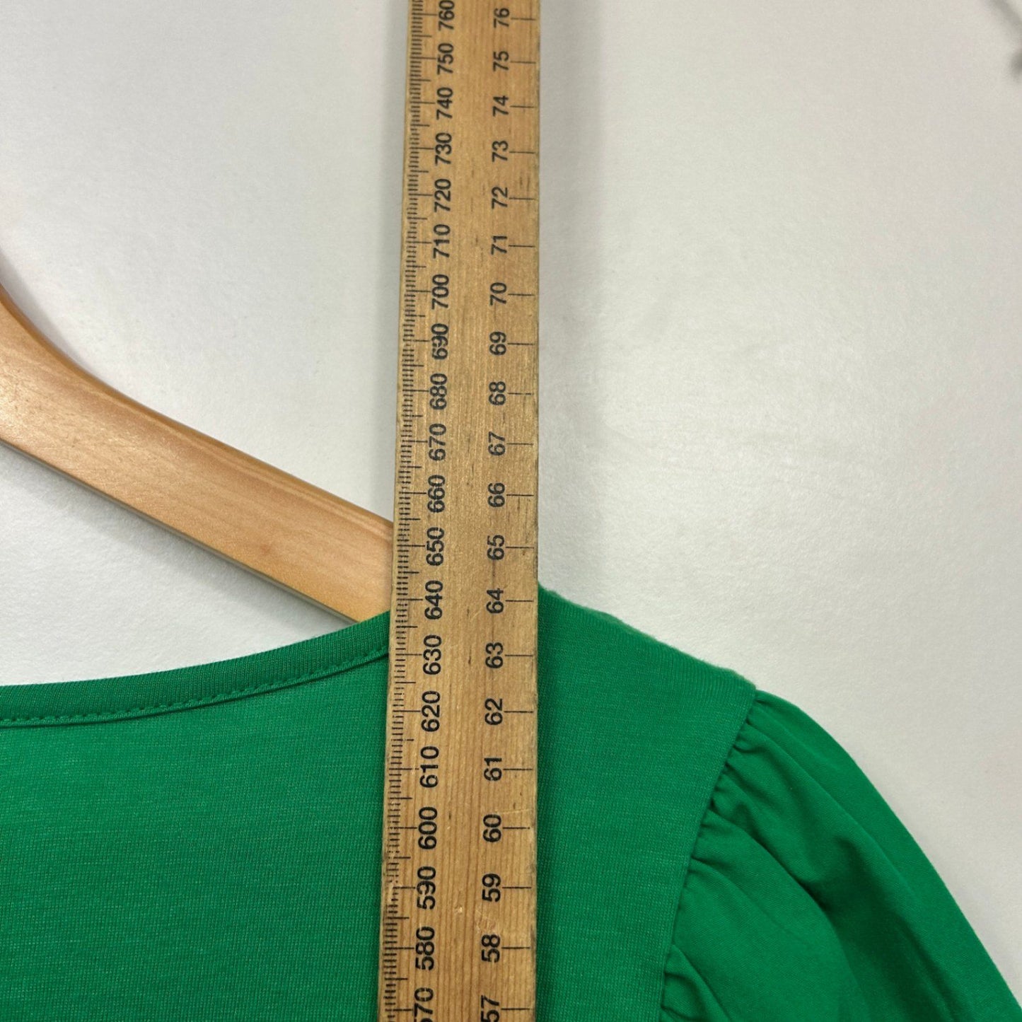 Suzanne Grae Green Short Sleeve Blouse Size 14 Large