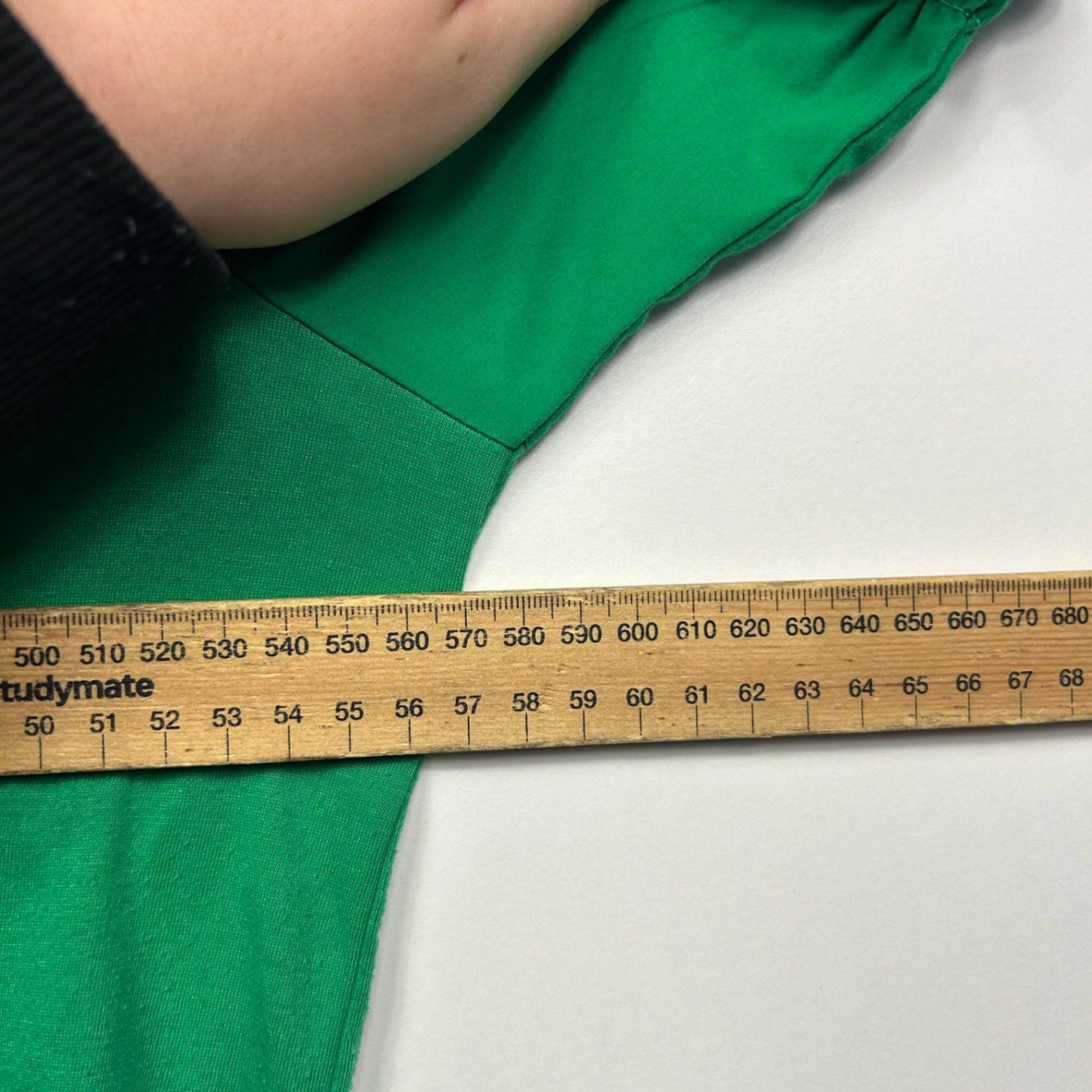 Suzanne Grae Green Short Sleeve Blouse Size 14 Large