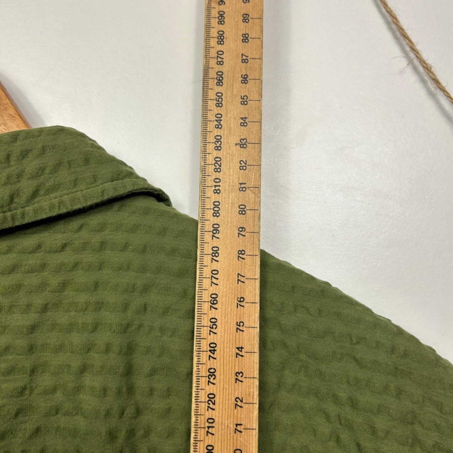 Allgood Mens Olive Green Cotton Textured Short Sleeve Button-Up Shirt 3XL