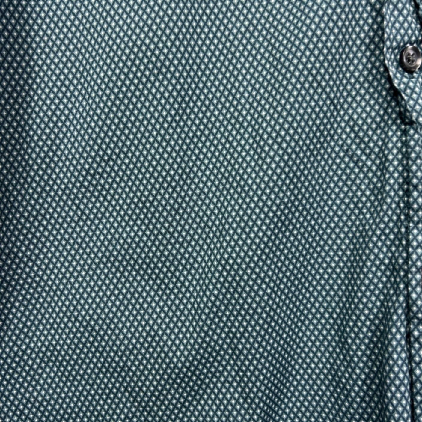 Johnny Bigg Men's  Long Sleeve Geometric Pattern Button-Up Size 4XL