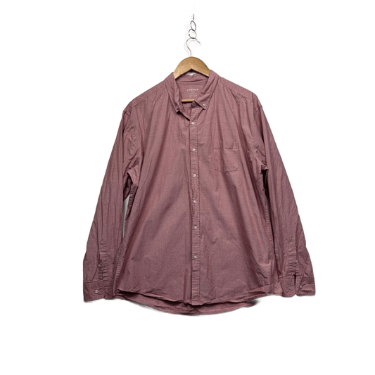 Connor Men's Classic Fit  Long Sleeve 100% Cotton Button-Up Shirt 2XL