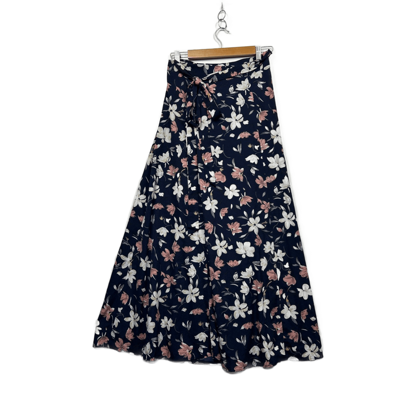 SHEIN Womens Blue Floral Maxi Skirt Size L