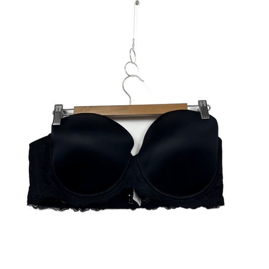 City Chic Boudoir Strapless Black Lace Bra 18E