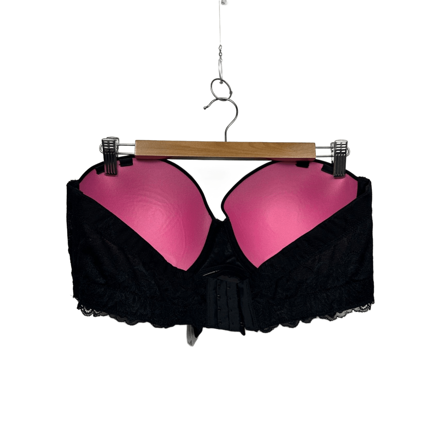 City Chic Boudoir Strapless Black Lace Bra 18E