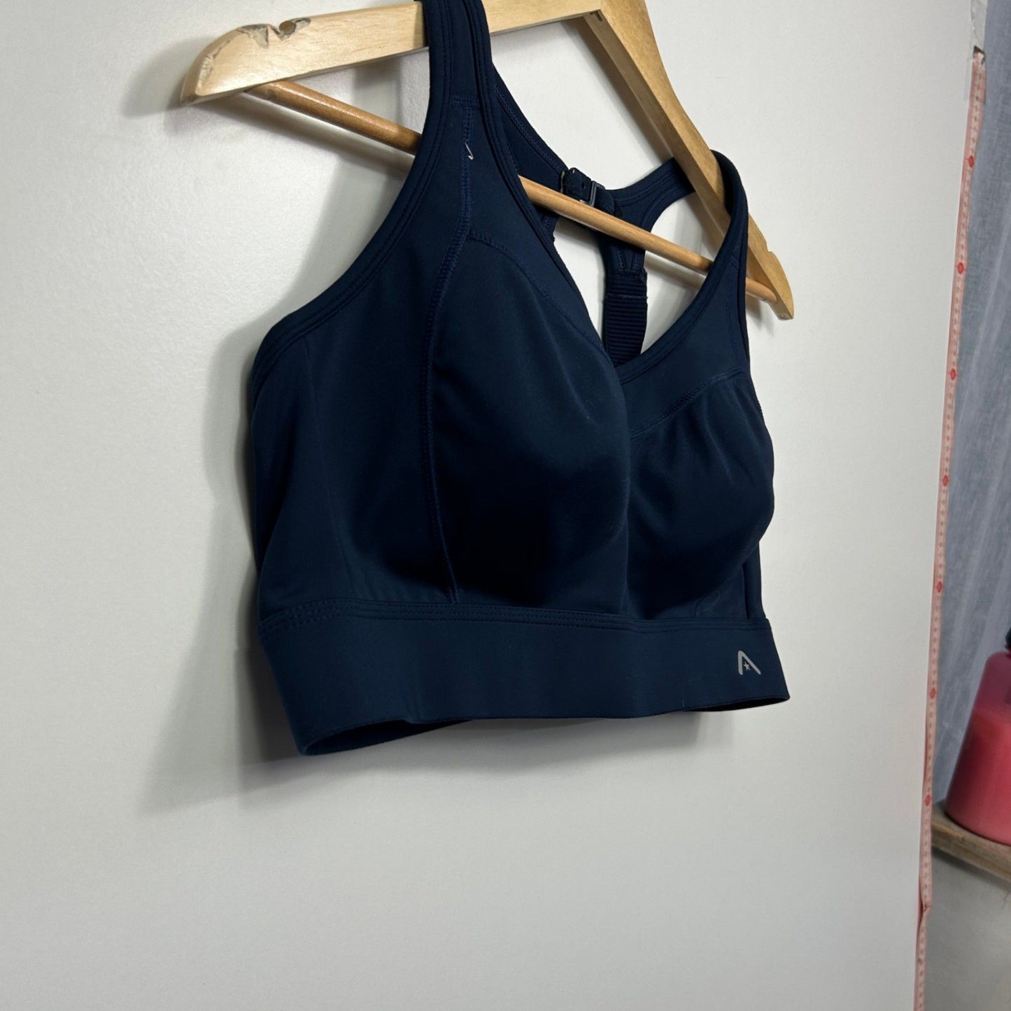 Rockwear Women's Sports Bra 16E Navy Blue High Support Padded Active Gym Crop