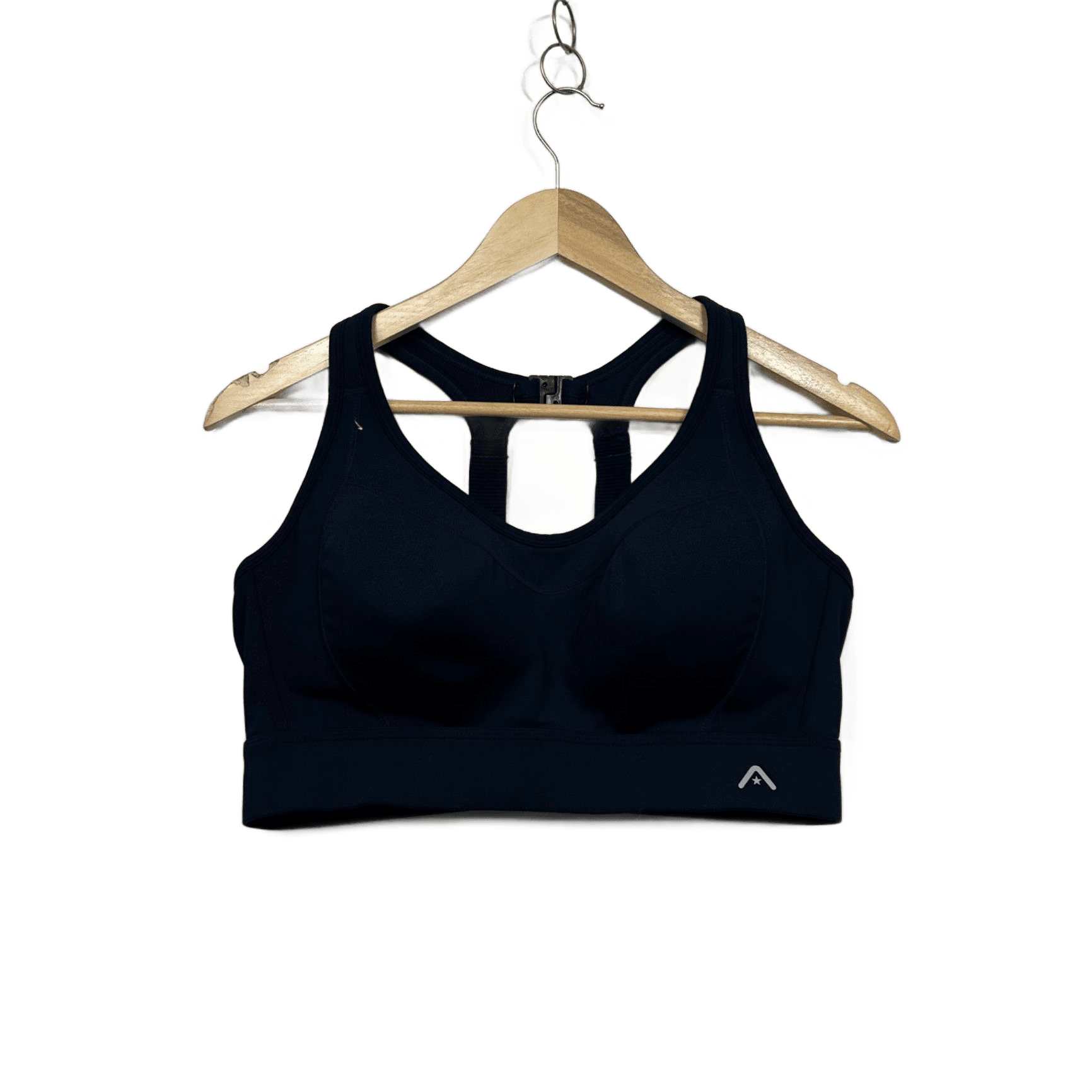 Rockwear Women's Sports Bra 16E Navy Blue High Support Padded Active Gym Crop