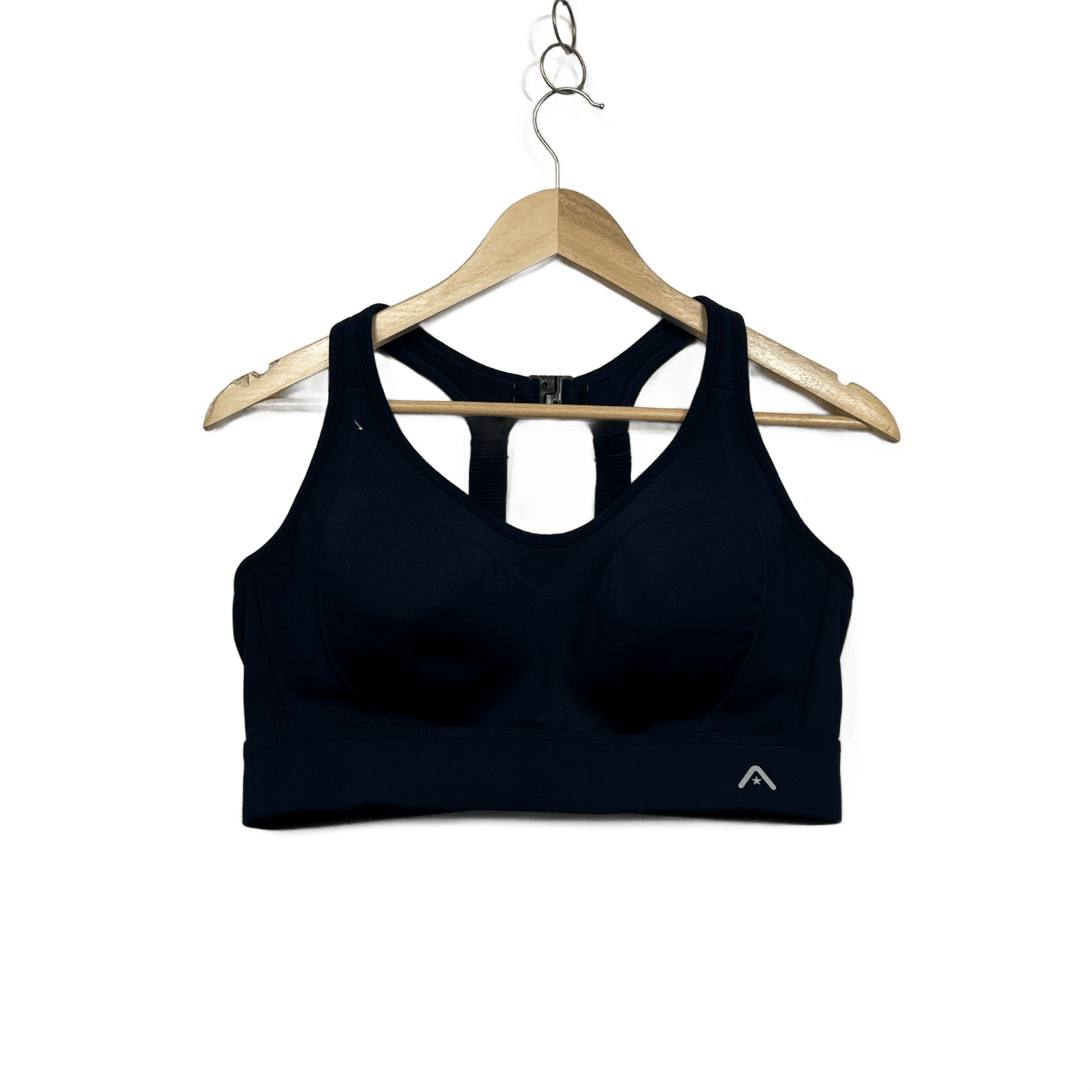 Rockwear Women's Sports Bra 16E Navy Blue High Support Padded Active Gym Crop